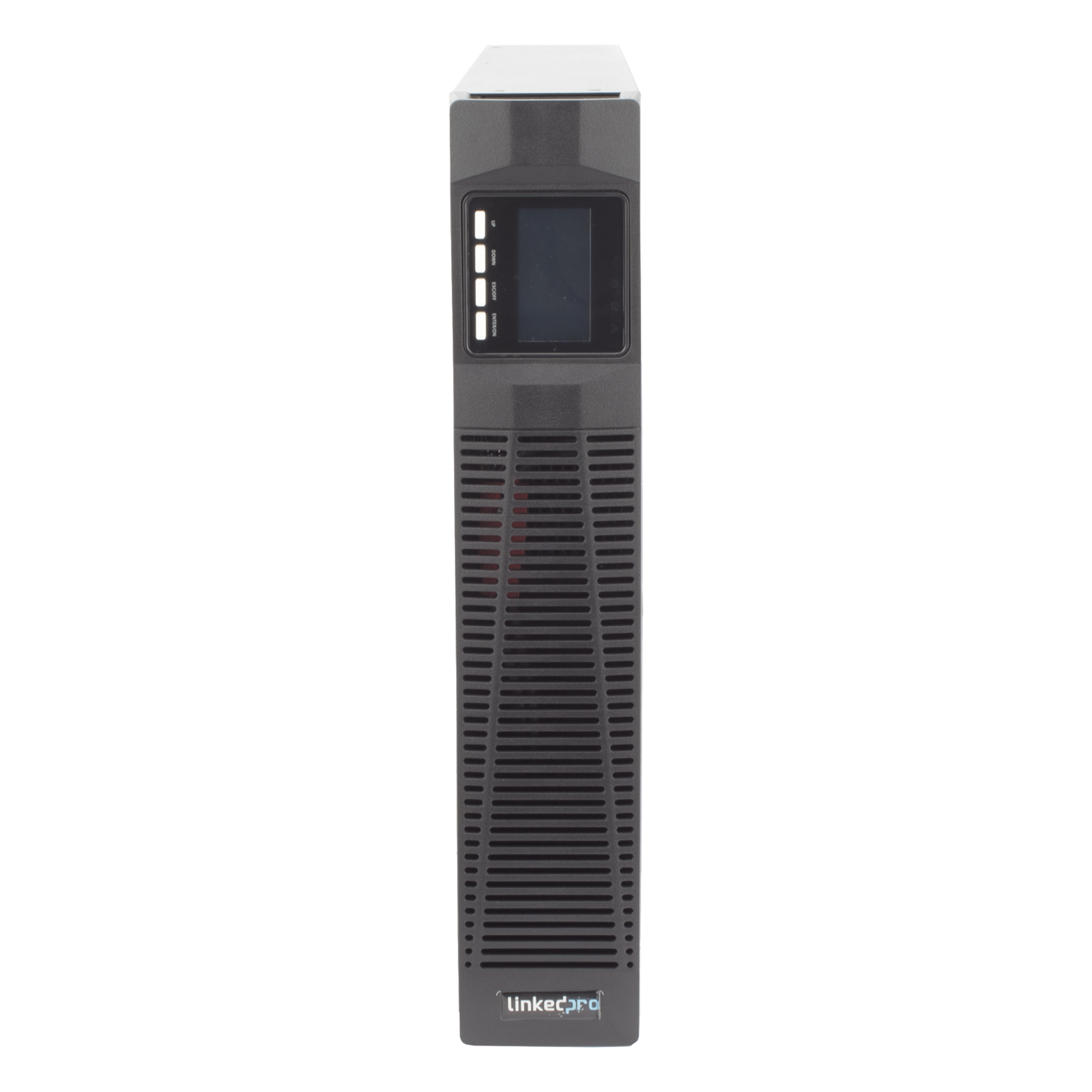 UPS de 3000VA/2700W / Topología On-Line Doble Conversión con Baterías Internas / Entrada y Salida de 120 Vca  / Pantalla LCD Configurable / Formato Rack o Torre / 8 Salidas