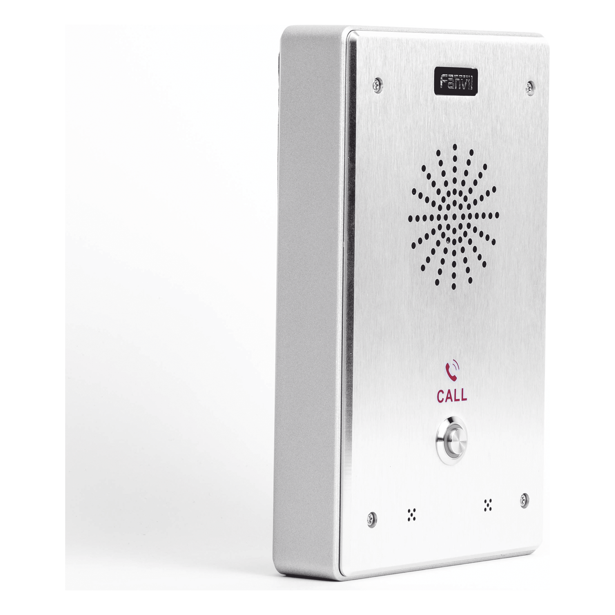 Intercomunicador IP / 2 Líneas SIP / 2 Relevadores / PoE 802.3af / Anti-Vandálico IP65 e IK10 / -40°C a 70°C