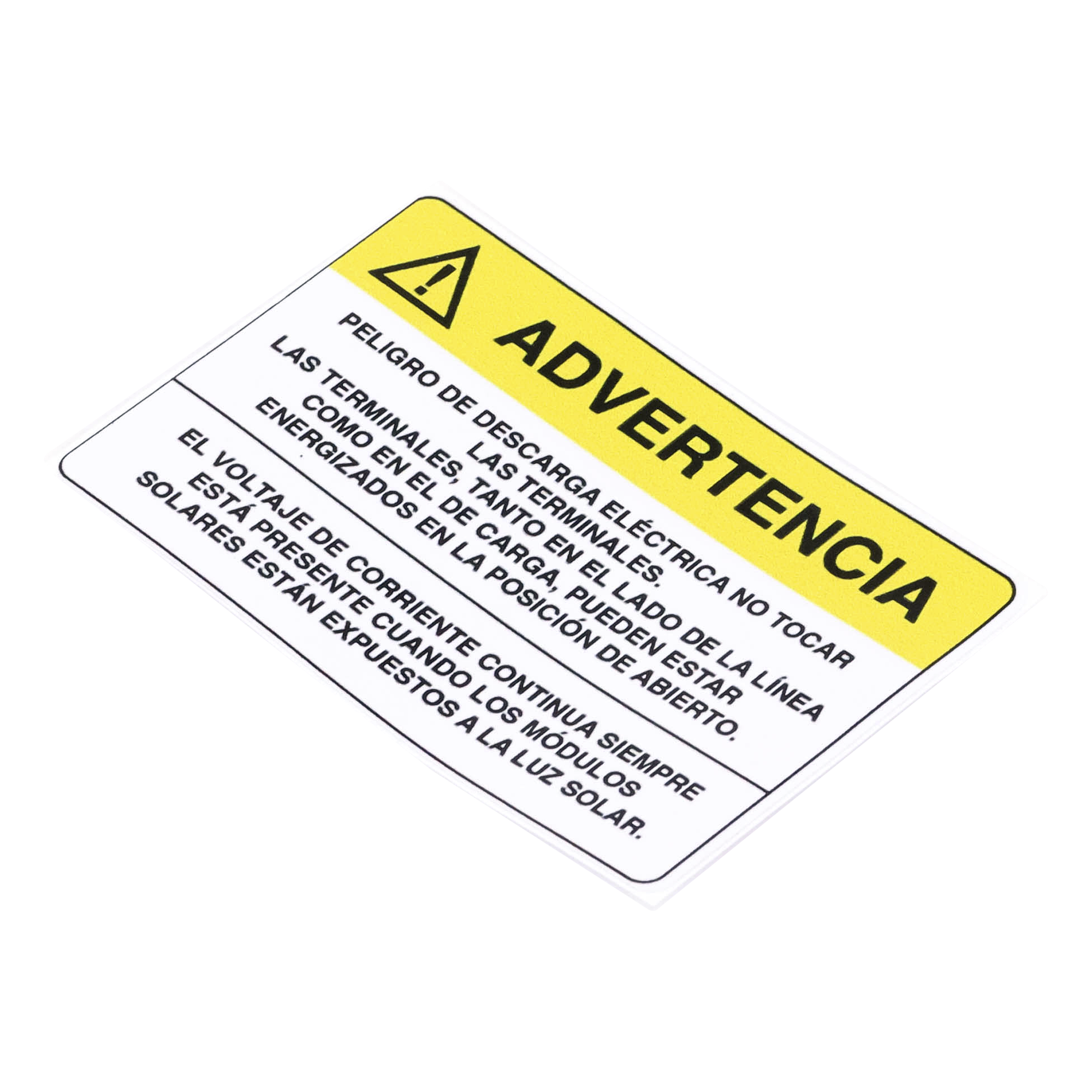 Etiqueta de Videovigilancia / Vinil Adhesivo Mate / 12 x 18 cm / Paquete 10 unidades / 4.7 x 7.1 pulgadas