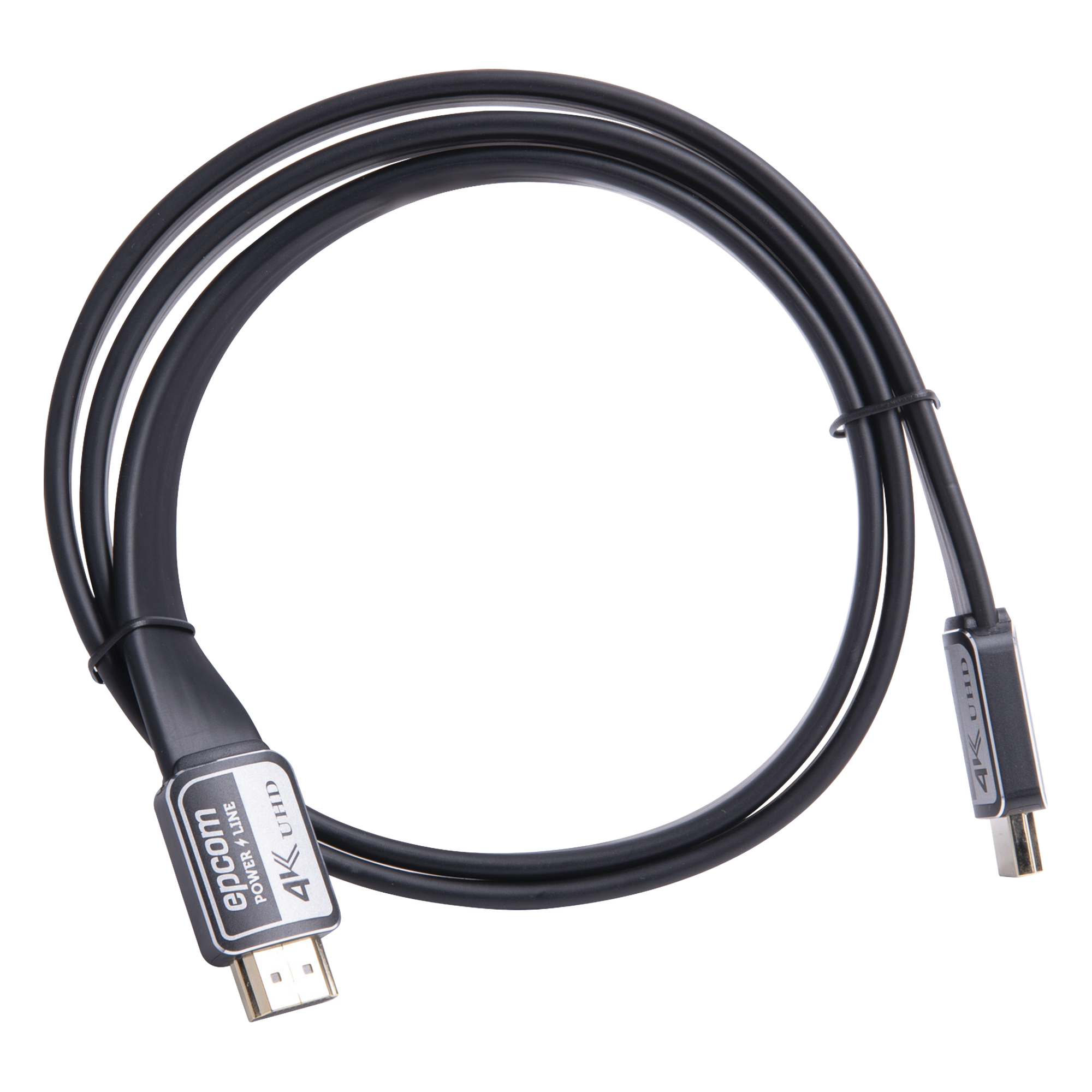 Cable HDMI Plano / 4K Ultra HD / 1.8 m (5.90 ft) / Conectores Oro 24K / Audio Dolby TrueHD / 120Hz-480Hz