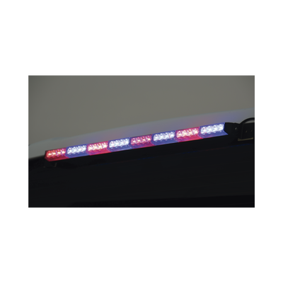 Barra de Luz de Advertencia / 4 Módulos LED / 12 LED Gen III / 11 Patrones de Destello / 10-16 VCC / 3 A Máximo / Uso Interior y Exterior
