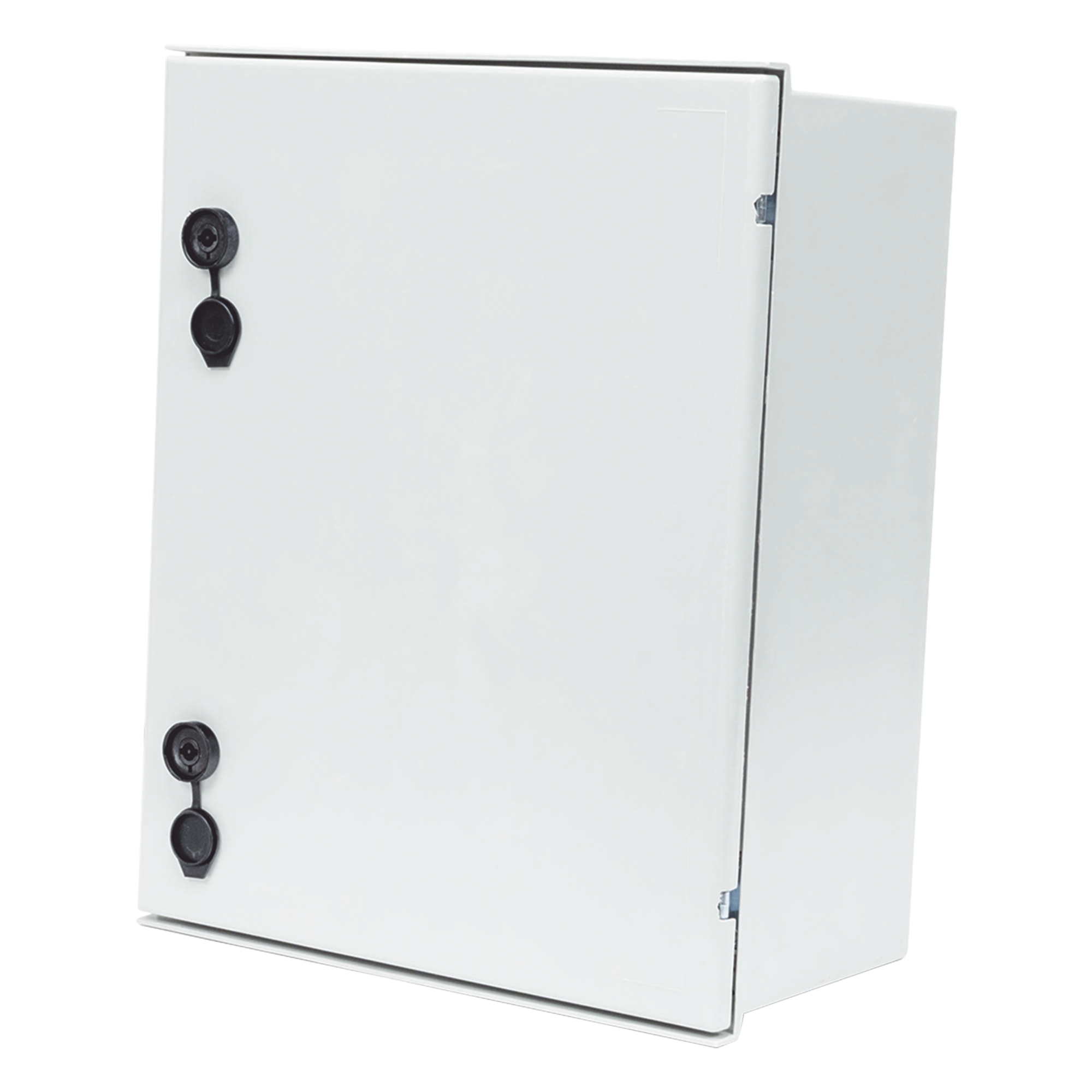 Gabinete de Poliéster IP65 / 400 x 500 x 200 mm / Carga 30 kg / Placa Trasera Incluida / Cerradura con Llave — PRECISION · SKU PST-4050-20P