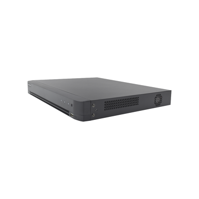 [Audio Bidireccional] DVR 32 Canales TurboHD + 8 Canales IP / 5 Megapixel Lite - 3K Lite / Acusense / Reconocimiento Facial  / Audio por Coaxitron / 2 Bahías de Disco Duro / H.265+ / Salida de Video en Full HD