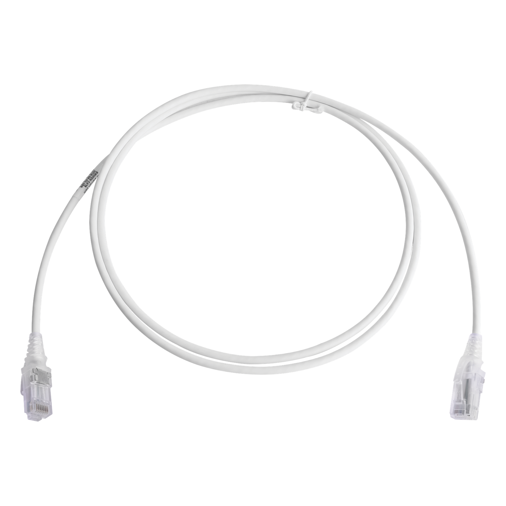 Patch Cord Modular Cat6 UTP / 28AWG / CM/LS0H / 1.52 m (5 Pies) / Diámetro 4.0 mm / Blanco — SIEMON · SKU MC6-05-0228