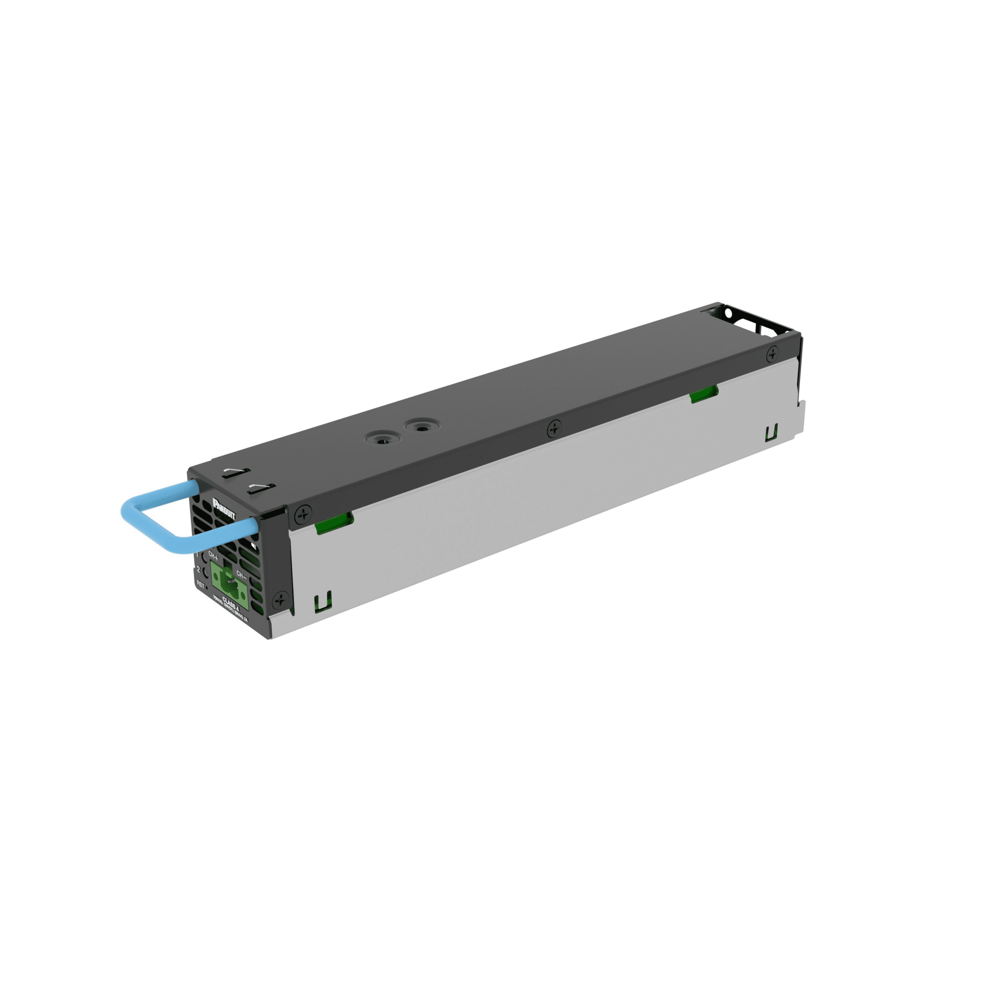 Transmisor FMPS Clase 4 / 360 Vcd Entrada / 180 Vcd Salida / 600 W / 1 RU / 2 km Alcance — PANDUIT · SKU PXTM1AF