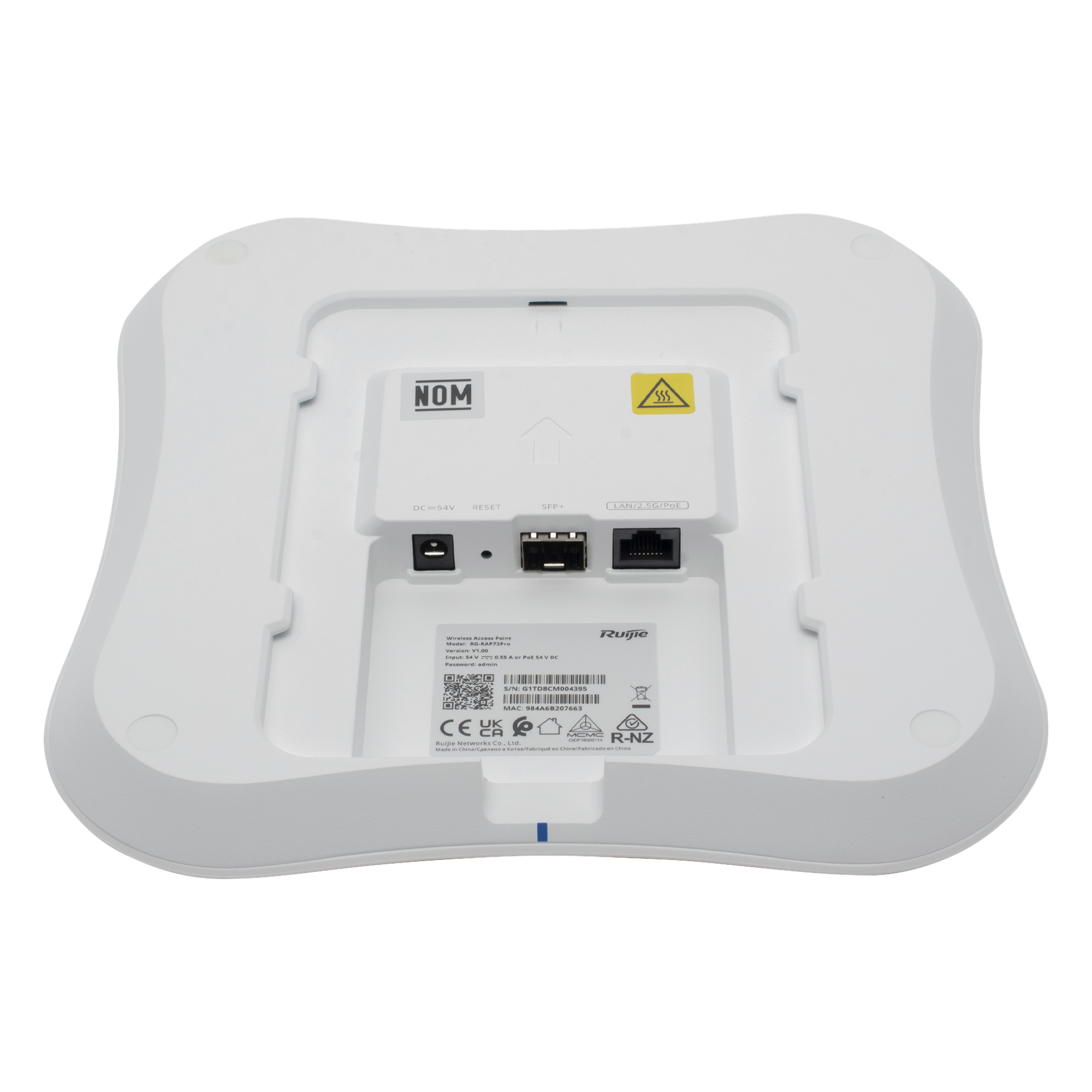 Punto de Acceso Wi-Fi 7 / Tri-Banda / BE14000 / 13 Gbps / 600 Usuarios / 2.5G PoE In + SFP+ 10G / MIMO 8x8