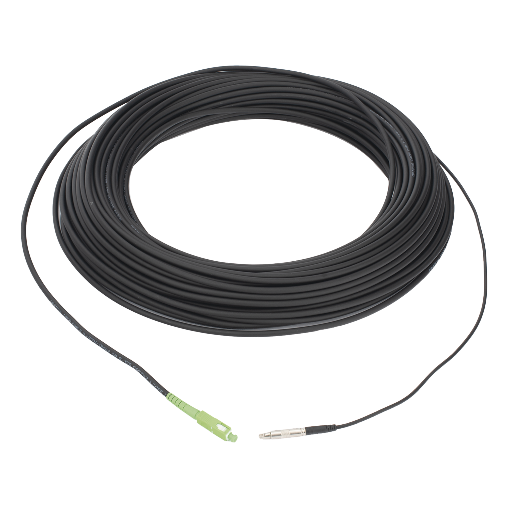 Rollo de Fibra Óptica Drop / G.657A2 Monomodo Simplex / 100 m (328 pies) / SC/APC-SC/APC / Interior y Exterior — LINKEDPRO BY EPCOM · SKU LP-100-SCA