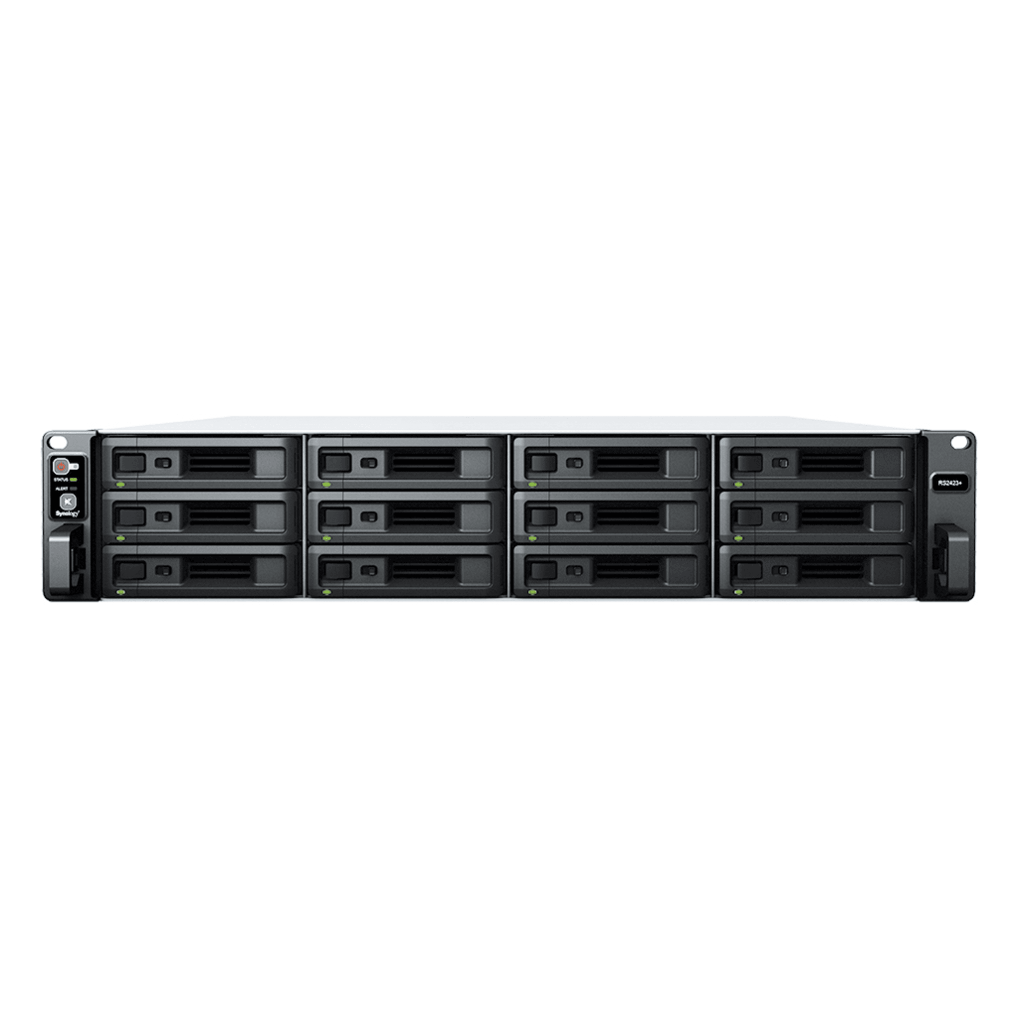 Servidor NAS Rack / 12 Bahías / 2U / Hasta 216 TB (expansible a 432 TB) / Rendimiento 3,500/1,700 MB/s / 10GbE / Fuentes Redundantes / Alta Disponibilidad
