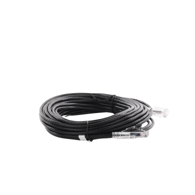Cable de Parcheo Slim UTP Cat6A - 10 Metros (32.81 Pies) Negro, Diámetro Reducido (28 AWG)