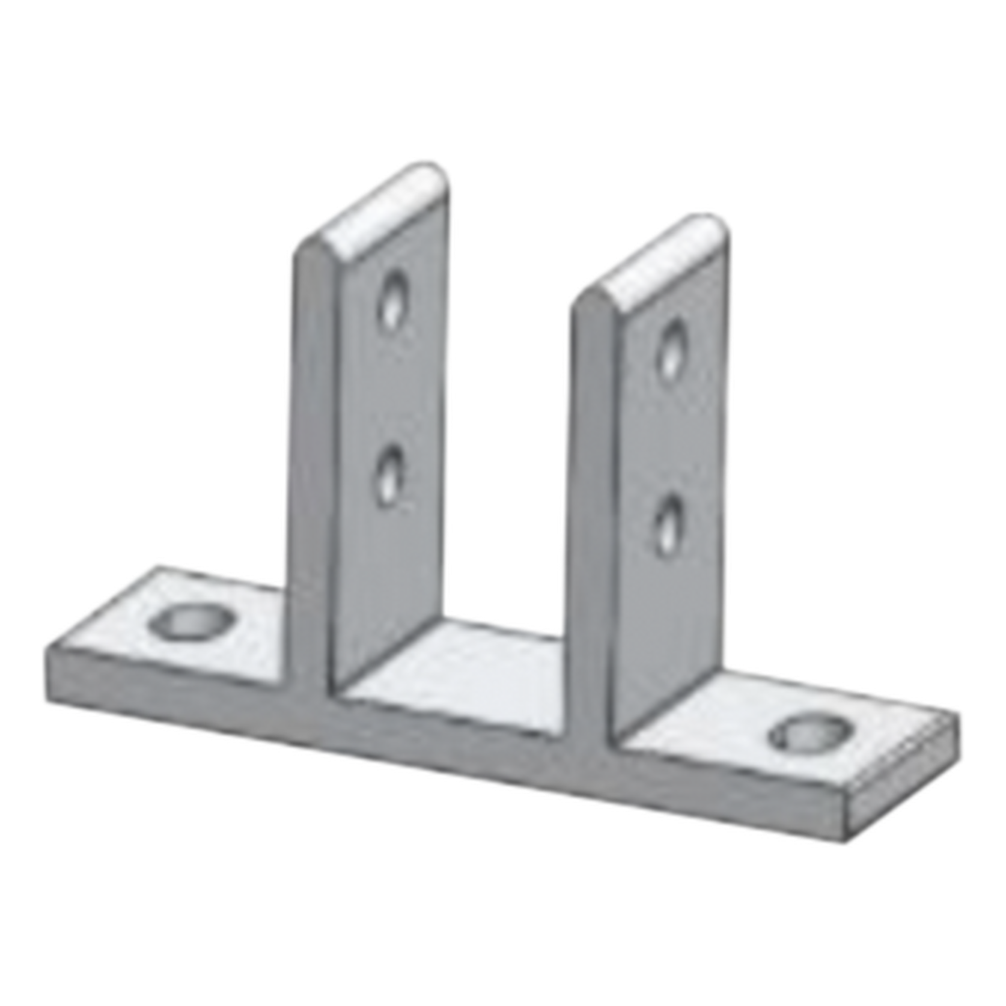 Fijador de Soporte / Aluminio Anodizado / Anticorrosivo / Universal 40 Pulgadas — EPCOM POWERLINE · SKU EPL-FFA40