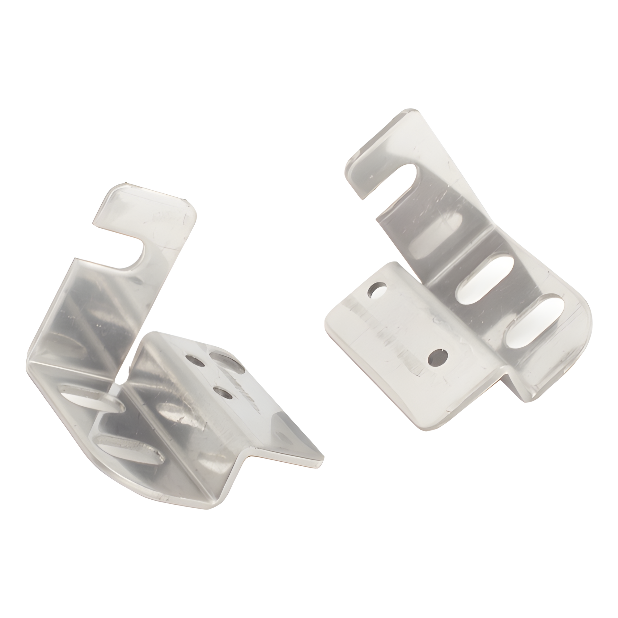Soportes de Montaje Atornillable / Perfil Bajo / Slide-and-Lock / Acabado Galvanizado / 2 Piezas