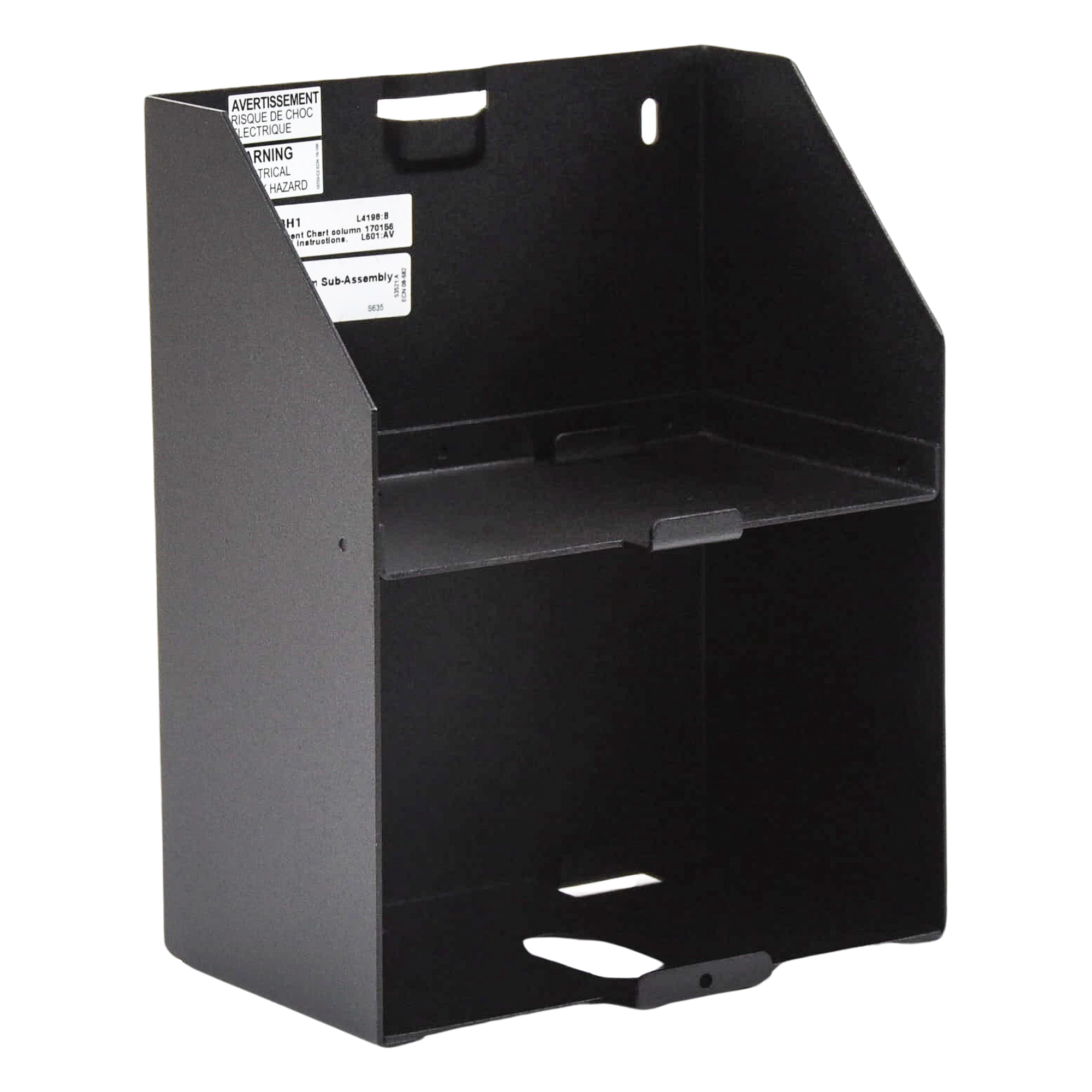 Chasis Auxiliar para Baterías / 2x 12 Ah / Montaje Lateral / Acceso Frontal / Gabinete CAB-4