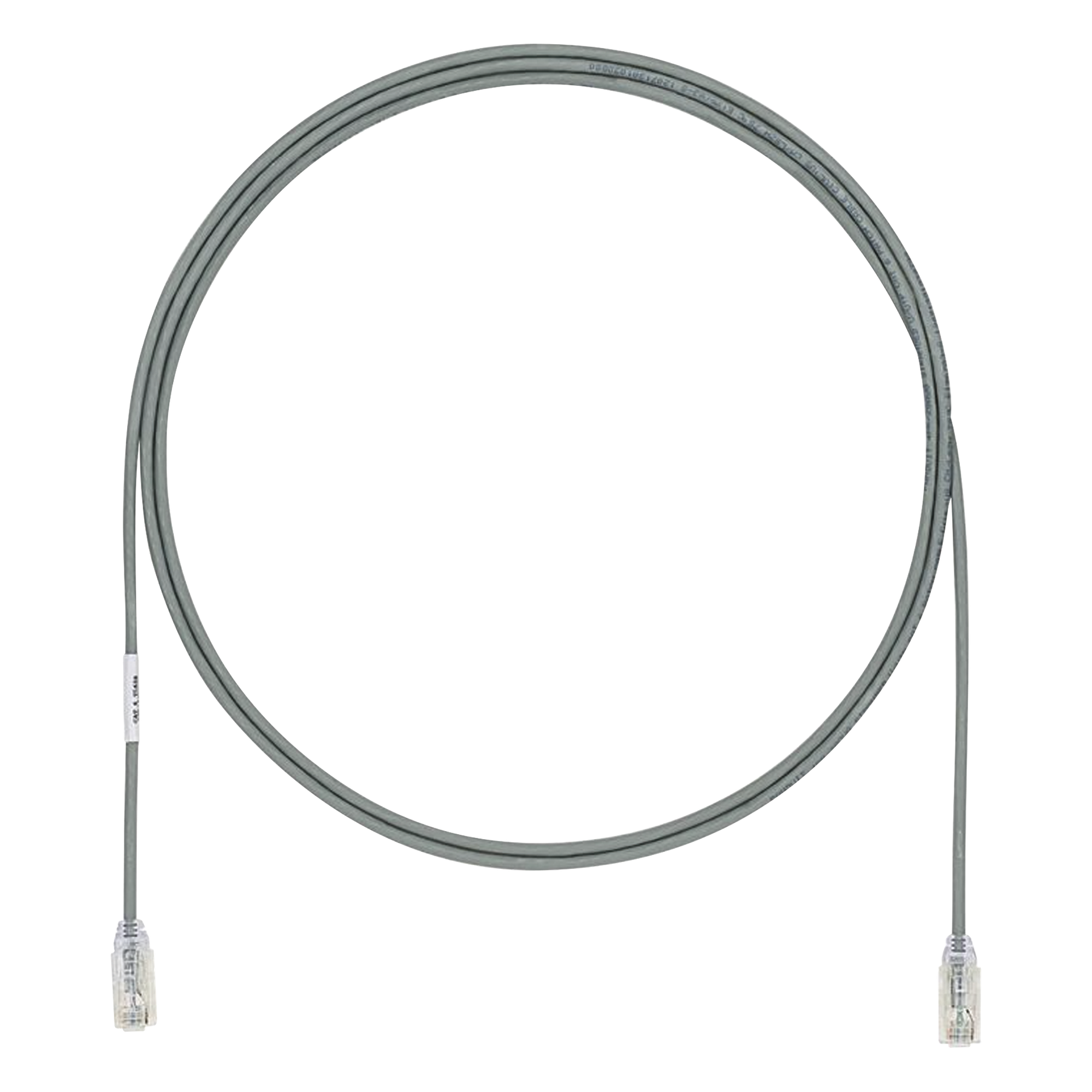Cable de Parcheo UTP / Cat6A / 28AWG / CM-LSZH / 2.13 m (7 ft) / Gris — PANDUIT · SKU UTP28X7GY