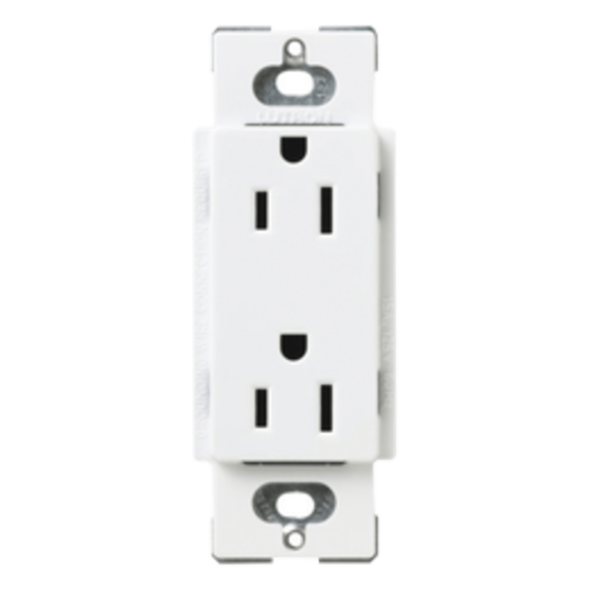 Tomacorriente Dúplex / 15 A / 125 V / Caja Estándar Tipo Americano / Color Snow / Certificación UL y CSA — LUTRON ELECTRONICS · SKU SCR15SWL
