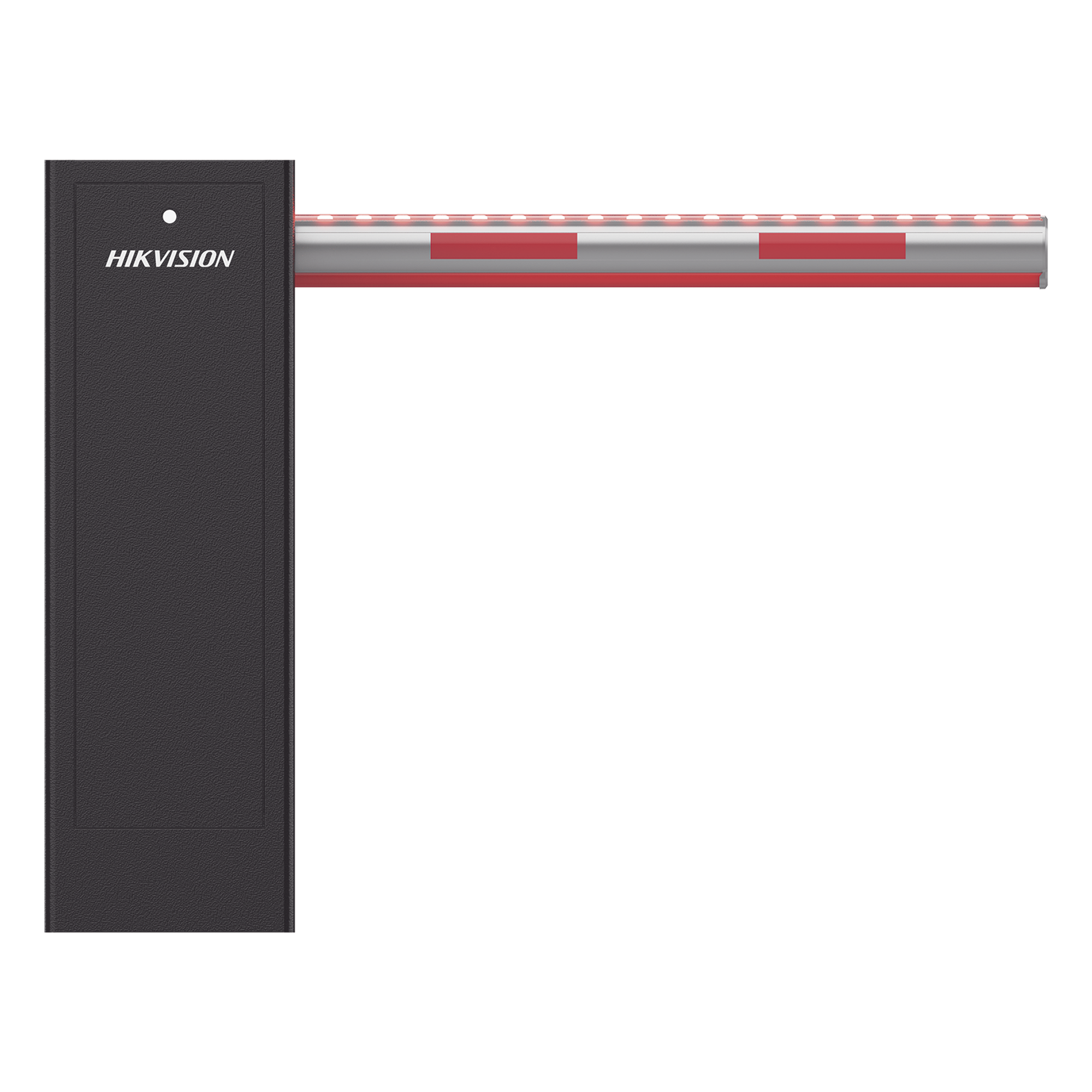 Barrera Vehicular DERECHA / Brazo Iluminado Rojo/Verde de 4 mts Incluido  / 3 Seg para Apertura / Cierre Automático con Tiempo Configurable / 5,000,000 MCBF / Compatible con Cualquier Control de Acceso