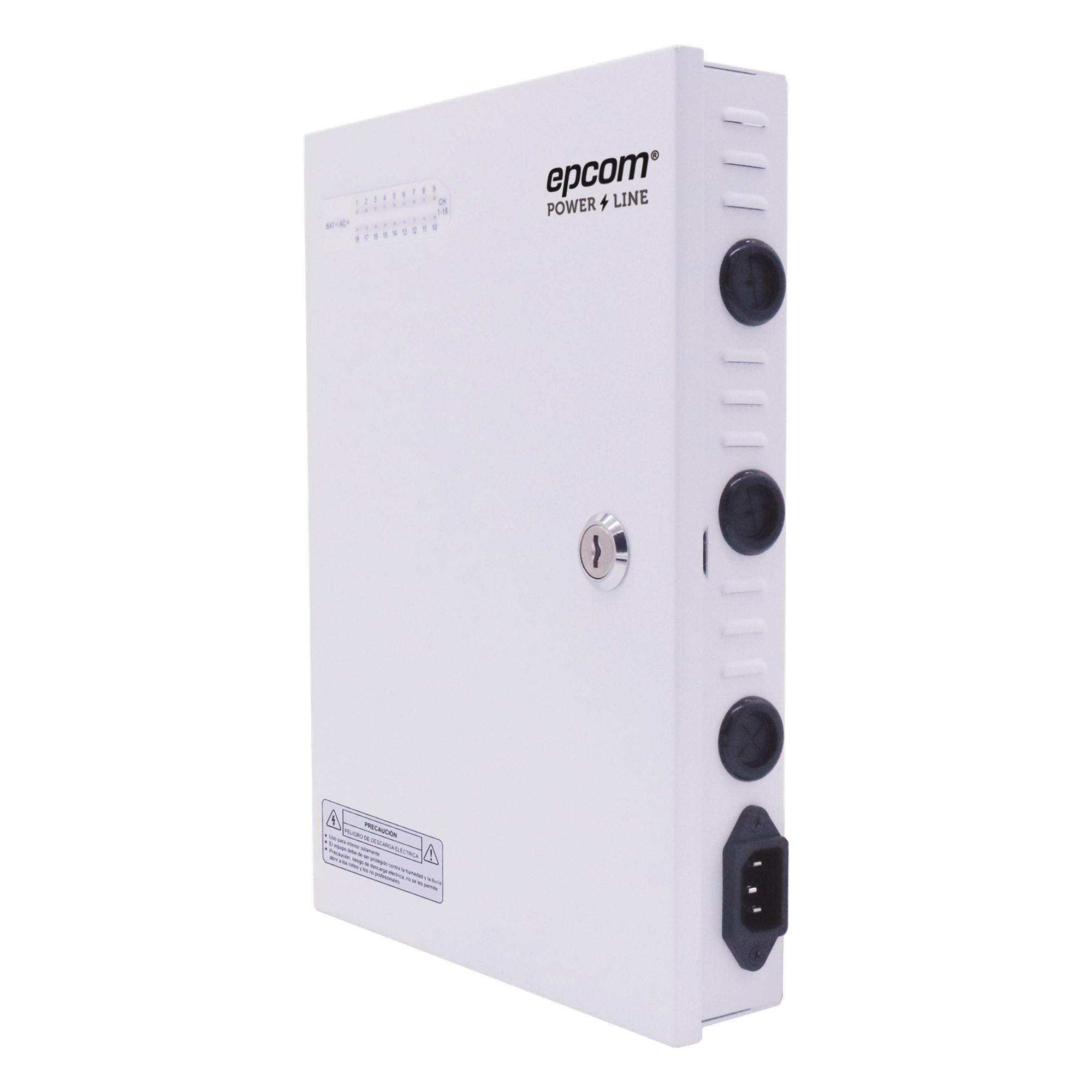 Fuente de Alimentación / 18 Canales / 20 A / 11-15 VCC / 250 W / Filtro de Ruido por Canal / Doble Ventilador