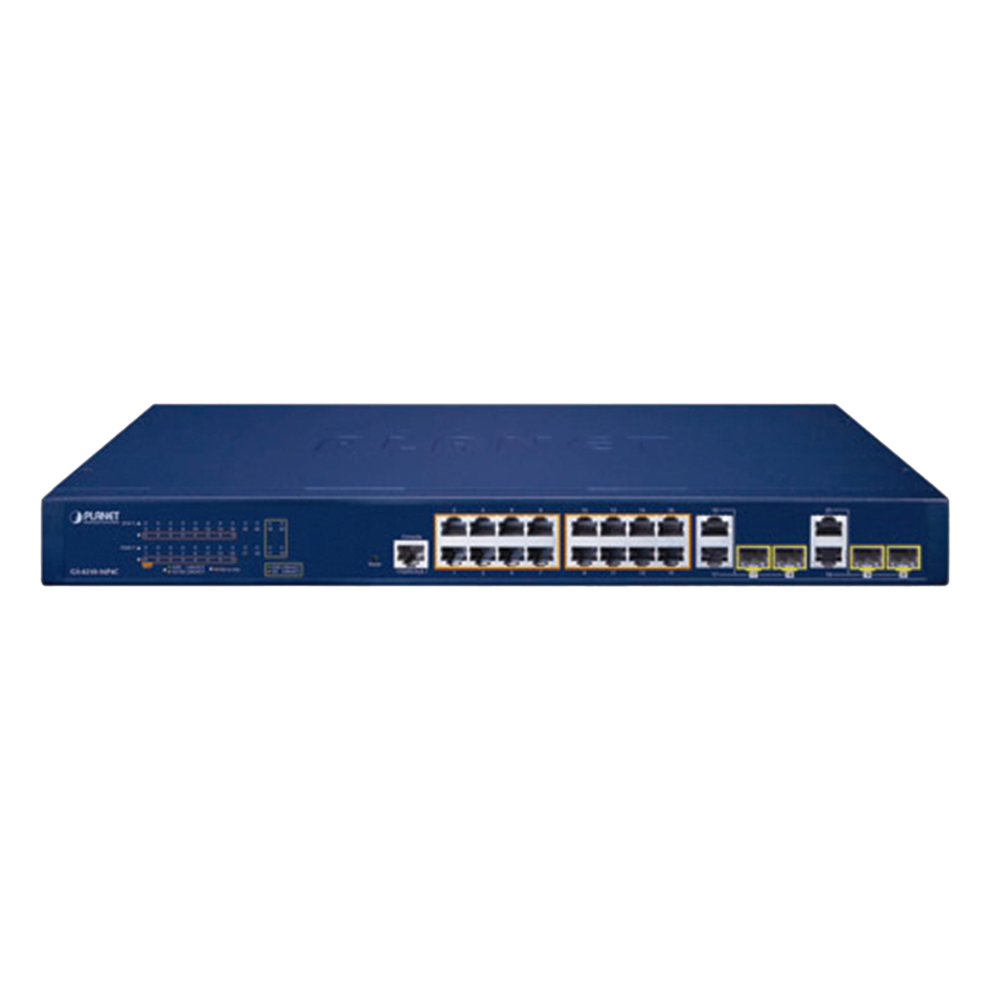Switch Administrable PoE+ / 16 Puertos Gigabit / 4 SFP / 240 W / Capa 2