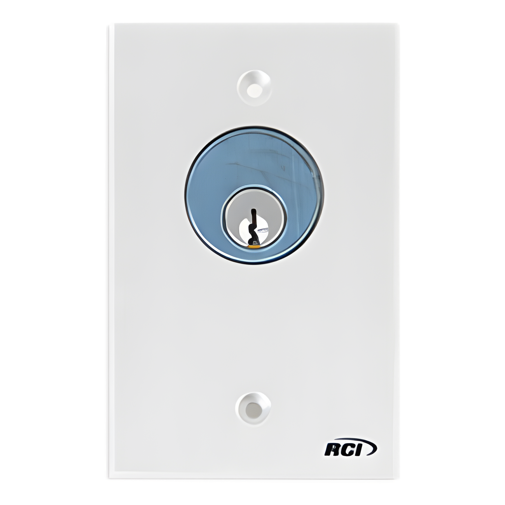 Interruptor con Llave / Acción Mantenida / SPDT 3A @ 125 VCA / Aluminio Anodizado / Montaje Superficie o Encastrado — RCI - DORMAKABA · SKU 960MACYLKAK