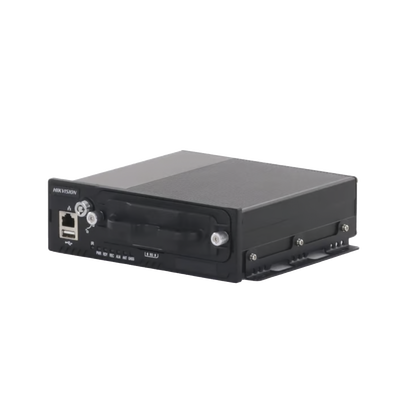 DVR Móvil 1080p (2 Megapixel) / 4 Canales TURBO / Sensor G / Compatible IA / Soporta 2 HDD / Alarmas I/O / Salida de Video / Incluye 1 SSD de 1 TB