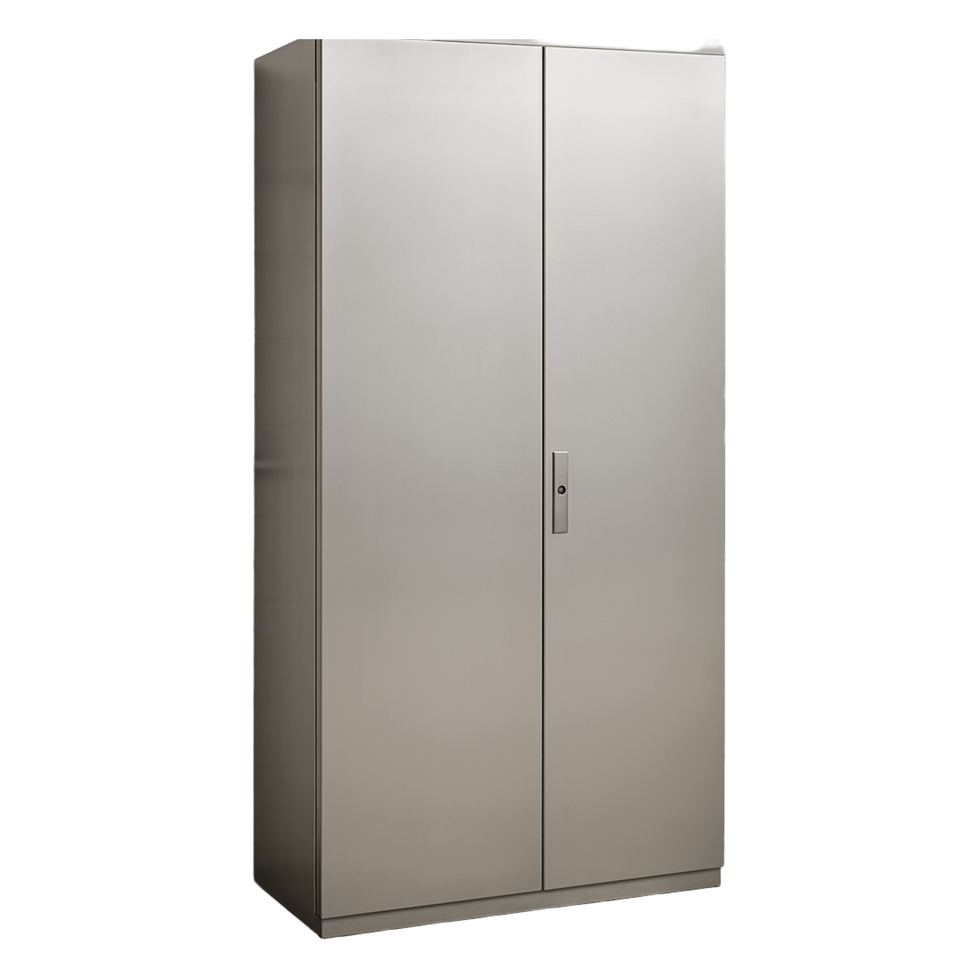 Gabinete de Acero Inoxidable / IP55 / IK10 / 1000 x 2200 x 400 mm (39.4 x 86.6 x 15.7 in) / Capacidad 110 kg / Platina Galvanizada — PRECISION · SKU PST10022040INOXT