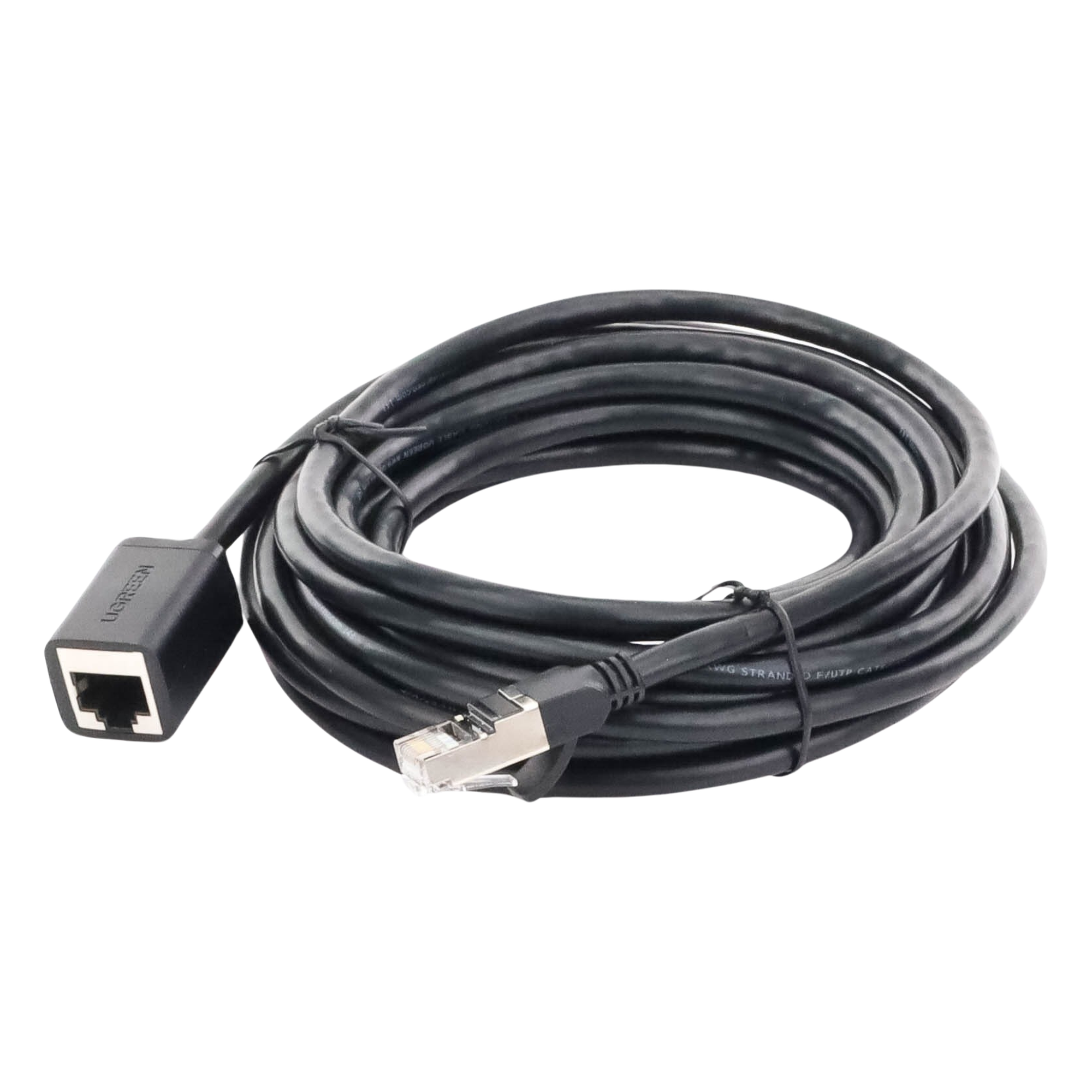 Cable de Extensión Ethernet Cat6 / F/UTP / Macho a Hembra / 5 Metros (16.40 Pies) / 1000Mbps / 250MHz / Cobre Puro / 568B