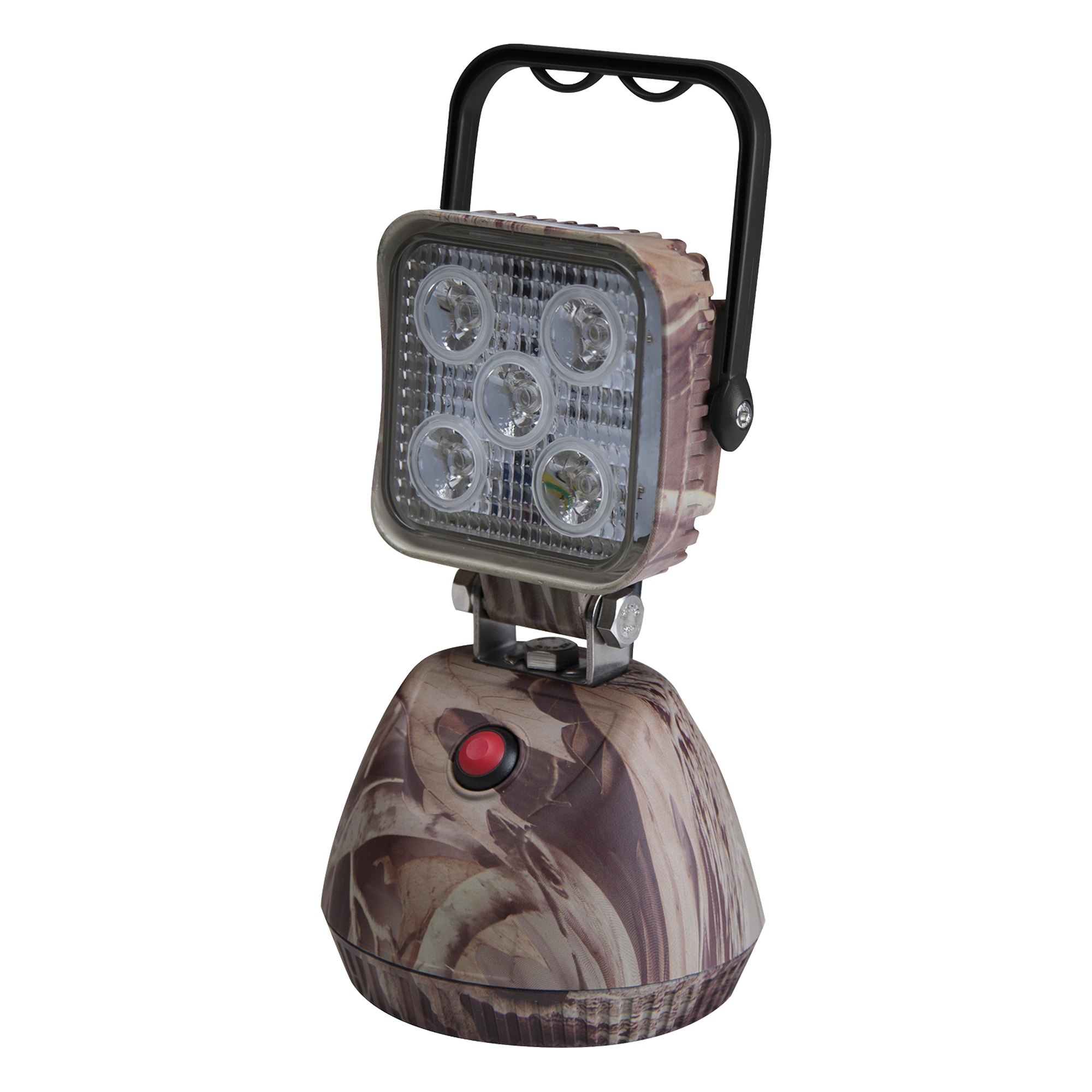 Luz de Trabajo LED Recargable / 650 Lúmenes / 3 Modos de Iluminación / Base Magnética / Autonomía 3-4 Horas — ECCO · SKU EW2461-CAMO