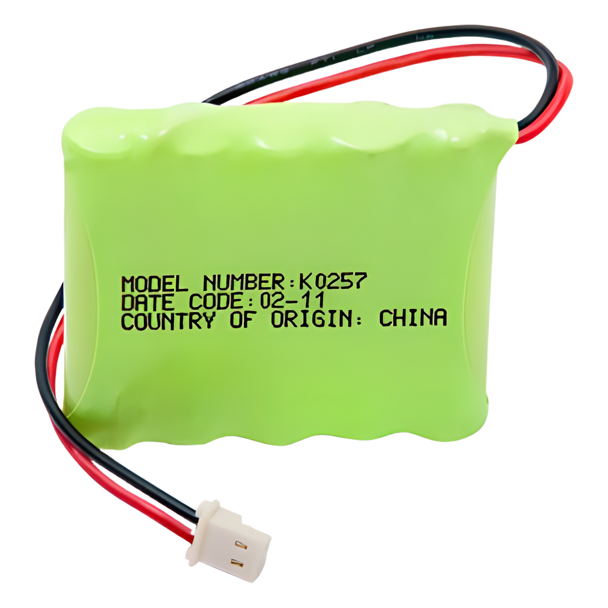 Batería de Respaldo NiMH / 6V / 700 mAh / Conector 2 Pines / Hasta 6 Horas de Autonomía — HONEYWELL HOME RESIDEO · SKU KO257