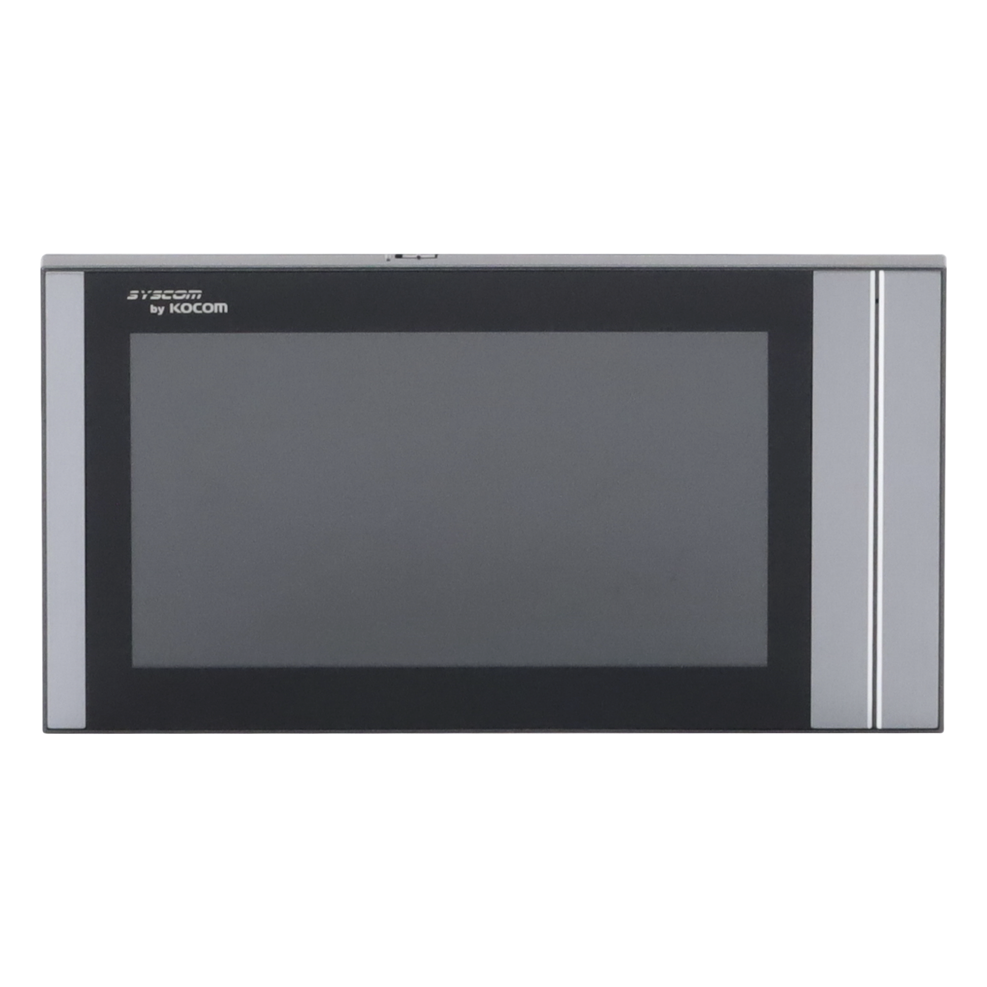 Monitor LCD Táctil / 7 Pulgadas / Full HD 1080p / CCTV TVI AHD CVI / 2 Frentes de Calle / 4 Monitores / 100 m (328.1 ft) / 32 Cortes de Imagen — KOCOM · SKU KCV-T701SMB