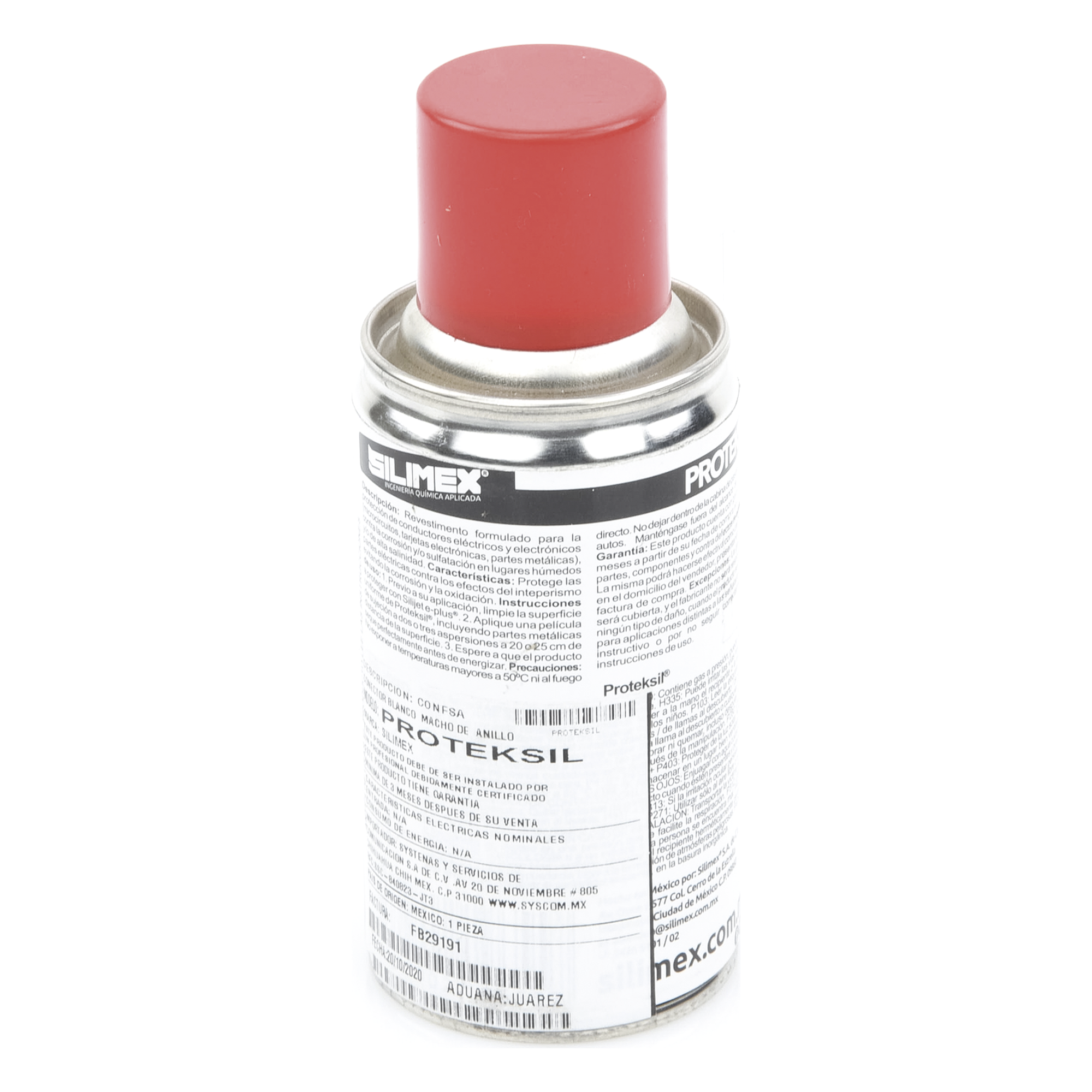 Revestimiento Protector Anti-Corrosión en Aerosol, Protege circuitos y conductores Electricos, es Ideal para usarse en Ambientes Altamente Húmedos, 170 ml.