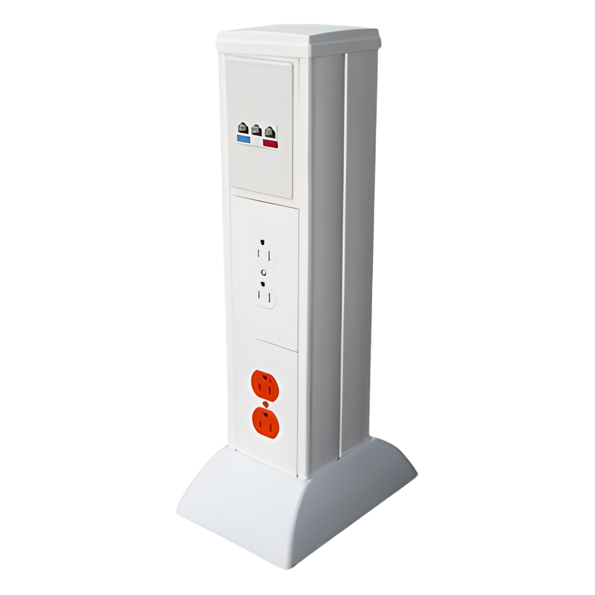 Mini Columna de Gestión de Cables / Sistema Modular / -40°C a +85°C / PVC y ABS de Alto Impacto / 2.89 lb / NOM-001-SEDE-2005 — THORSMAN · SKU TH-MIC