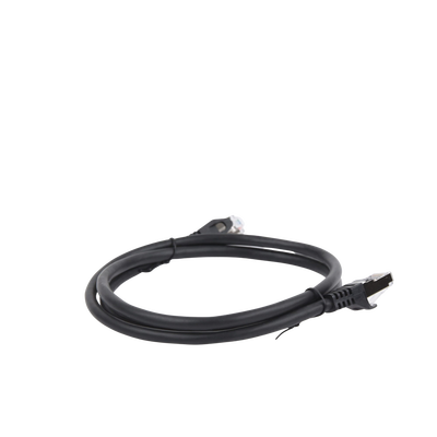 Cable de Parcheo FTP Cat6 - 1.0 Metro (3.28 Pies) - Negro