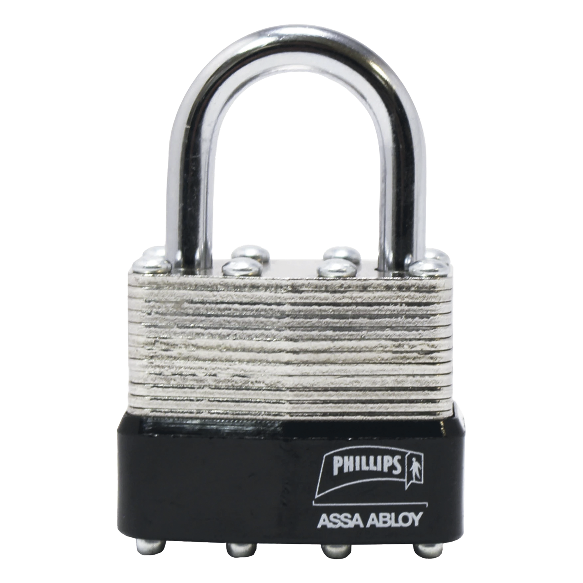 Candado Laminado / 40 mm / Llave Master / 4 Pernos de Combinación / Doble Cerrojo / Uso Industrial — PHILLIPS-ASSA ABLOY · SKU MX2499