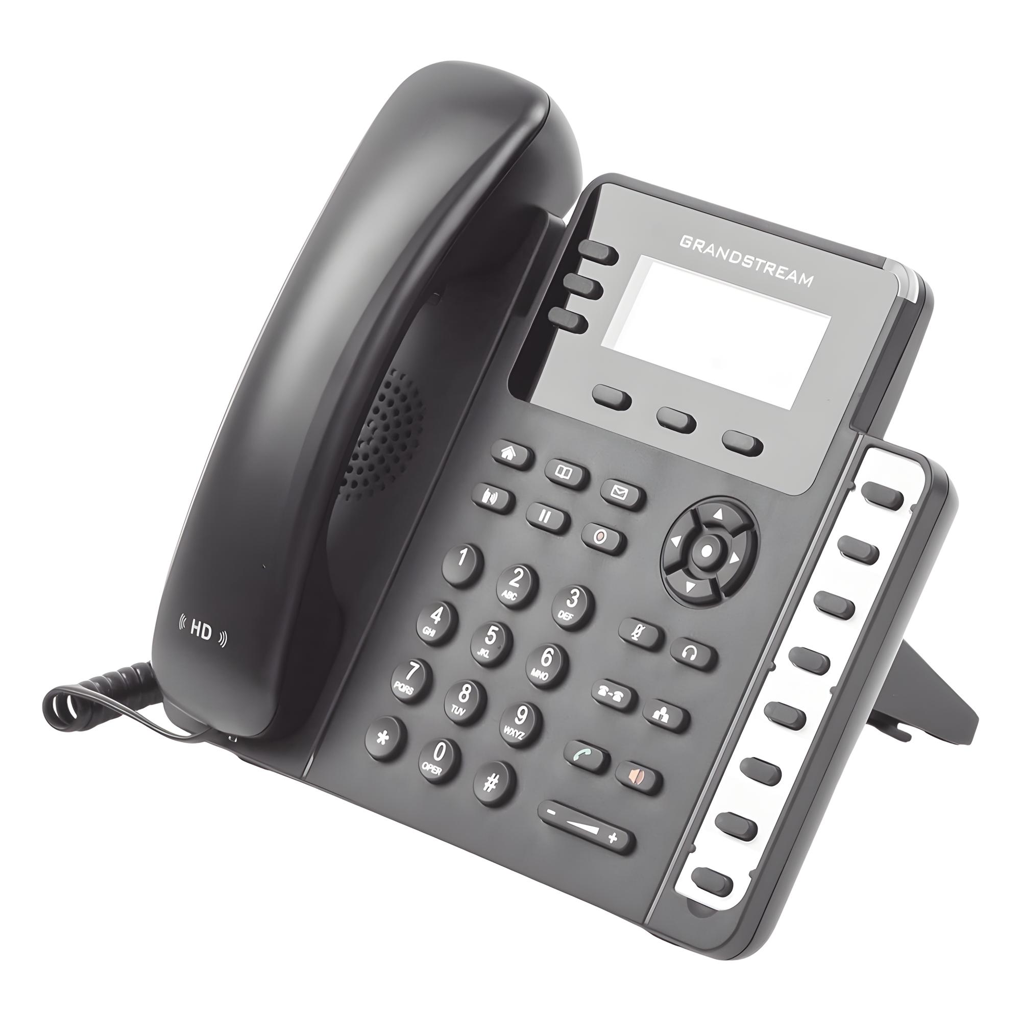 Teléfono IP / 3 Líneas SIP / Conferencia 4 Vías / 8 Teclas BLF / Pantalla LCD 132x64 / PoE / Dual Gigabit — GRANDSTREAM · SKU GXP-1630