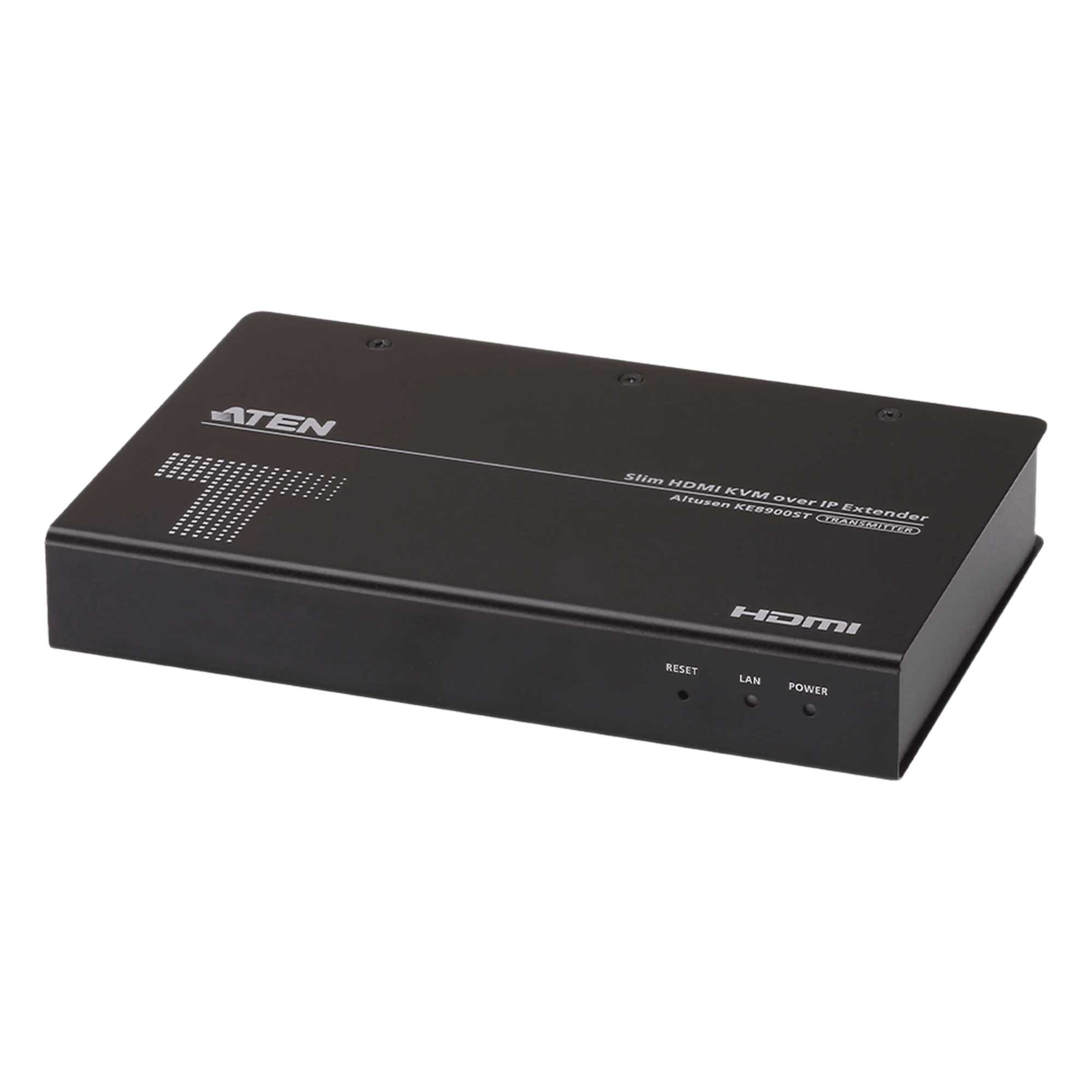 Extensor KVM sobre IP / HDMI 1920x1200 / 60 Hz / Sin Compresión / LAN 10/100/1000 Mbps / USB / DB-9 — ATEN · SKU KE8900ST