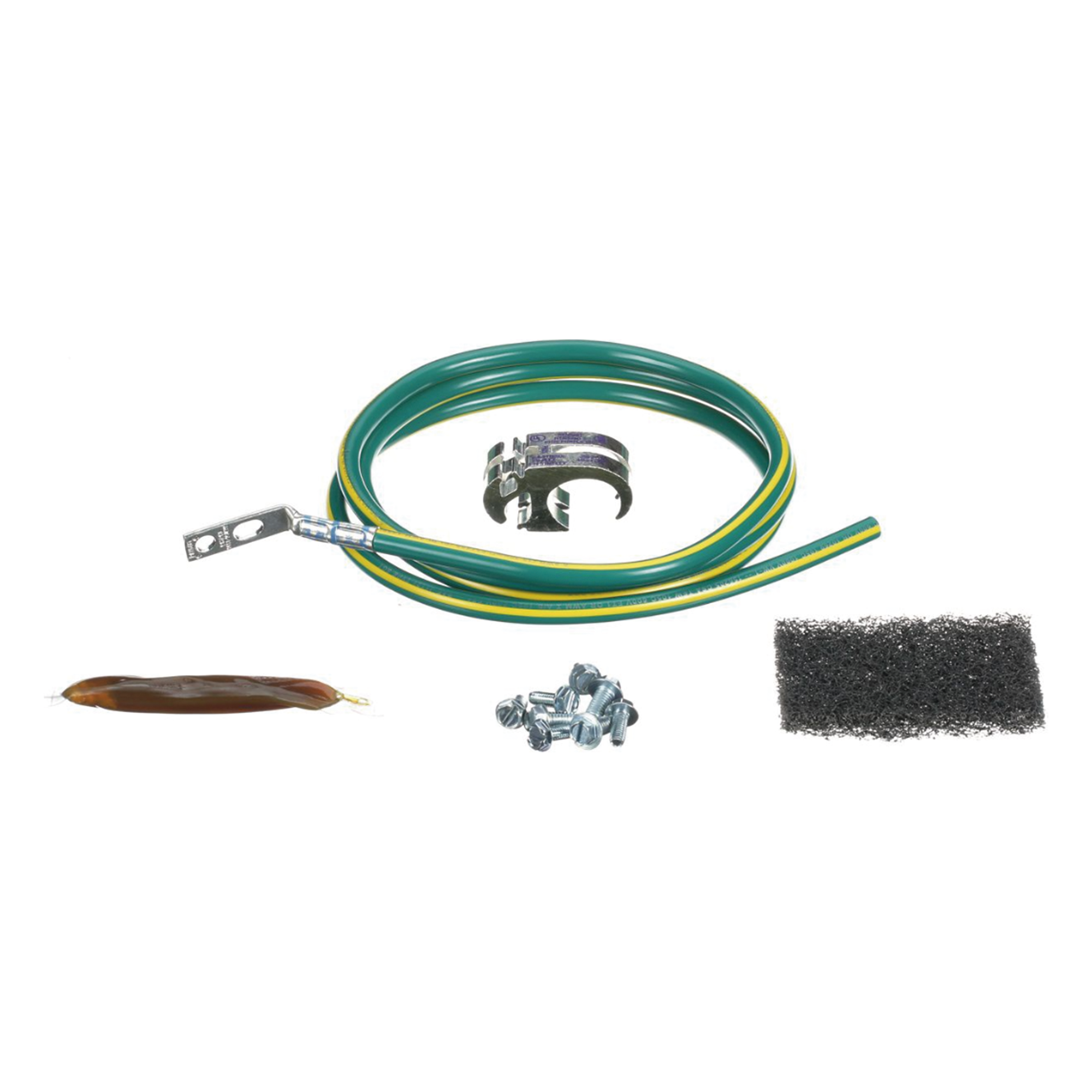 Kit de Jumper de Puesta a Tierra / Cobre 6 AWG / 1.52 m (5 ft) / Conector Htap 2 AWG a 250 kcmil / UL 467 / TIA-607-B