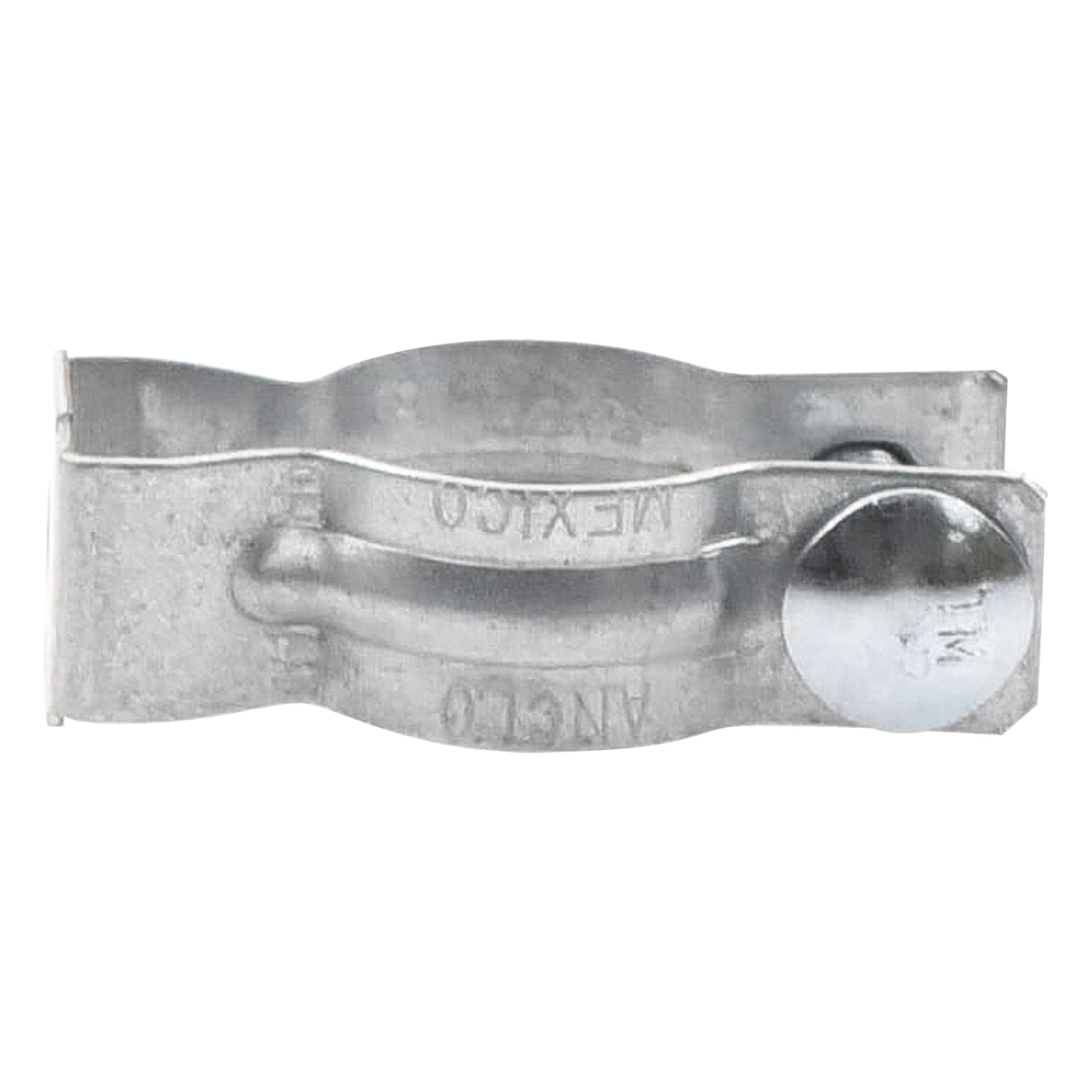Clip para Tubo Conduit / 13 mm (1/2") / Acero Pregalvanizado / Tornillo 6.4 mm (1/4") / Separación de Superficies — ANCLO · SKU ANC-CLIP-12