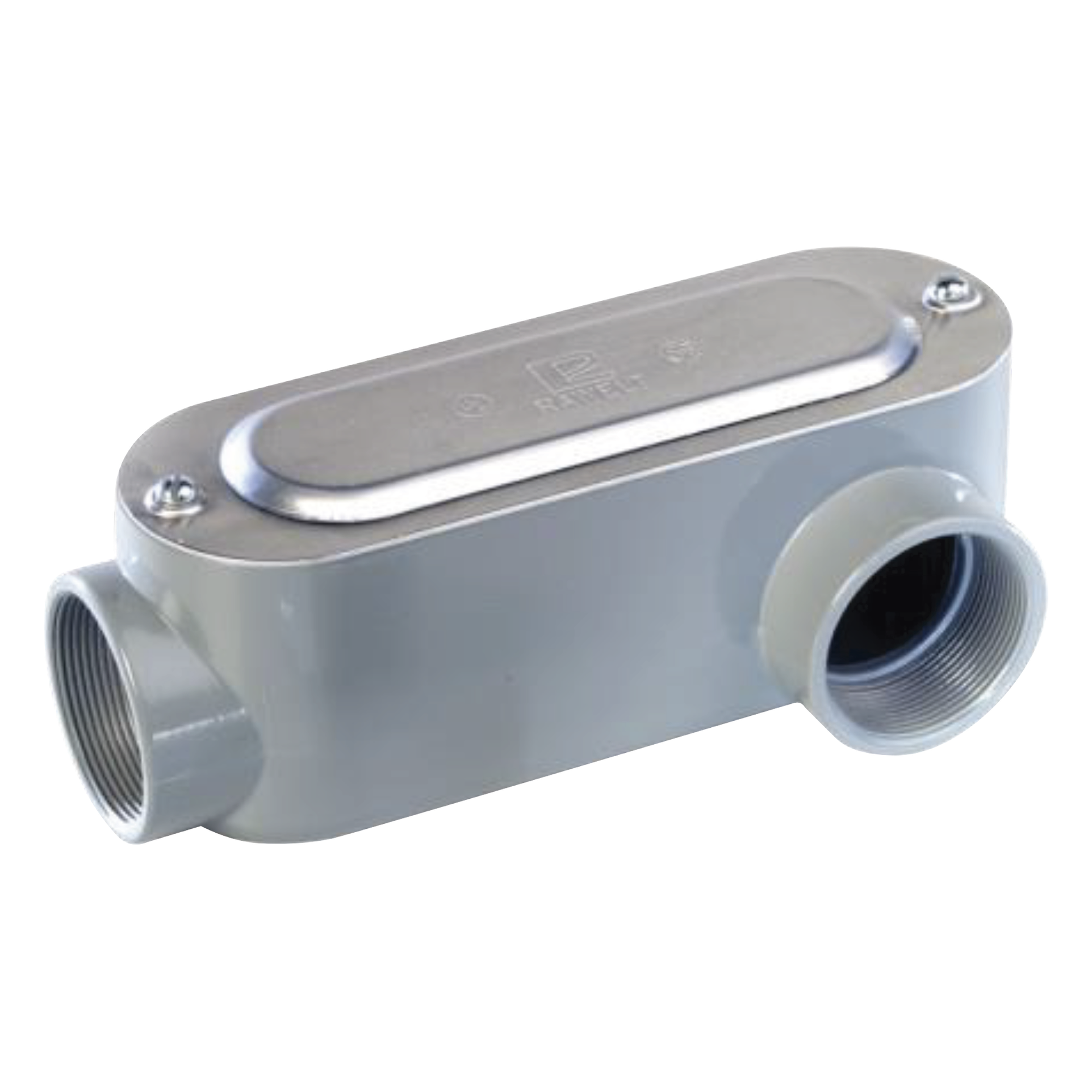 Caja de Registro Ovalada / 2" (50.8 mm) / Tipo LL / Aluminio Diecast / NPT / UL 514A / CSA — RAWELT · SKU OLL-0323C
