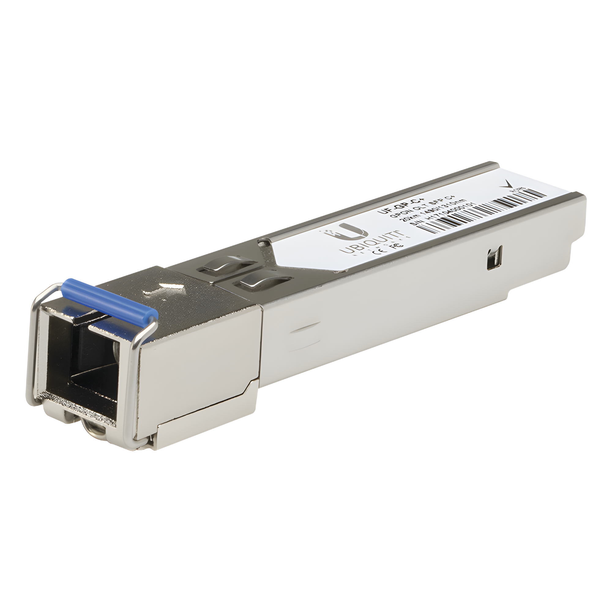 Módulo SFP GPON / Clase C+ / Single-Mode SC/UPC / Downstream 2.5 Gbps / Upstream 1.25 Gbps / 20 km / 128 ONU por puerto — UBIQUITI · SKU UF-GP-C-PLUS