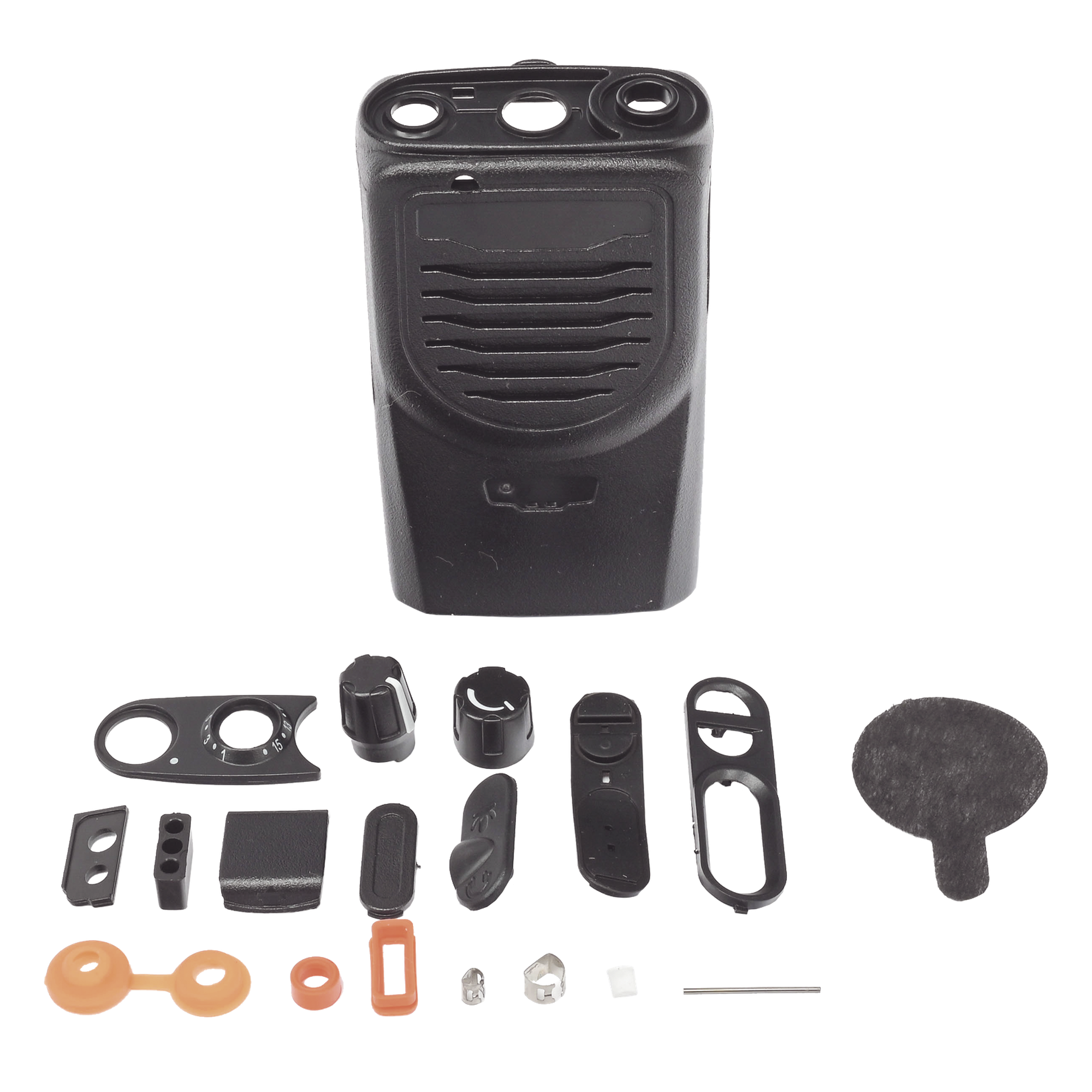 Carcasa de Repuesto / Plástico de Alta Resistencia / Compatible con Radios Motorola MAG ONE A8 / Diseño Ergonómico / Protección contra Impactos