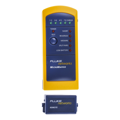 Probador de Cableado / Ethernet / Par Trenzado / Generador de Tonos / Unidad Remota — FLUKE NETWORKS · SKU MT-8200-49A