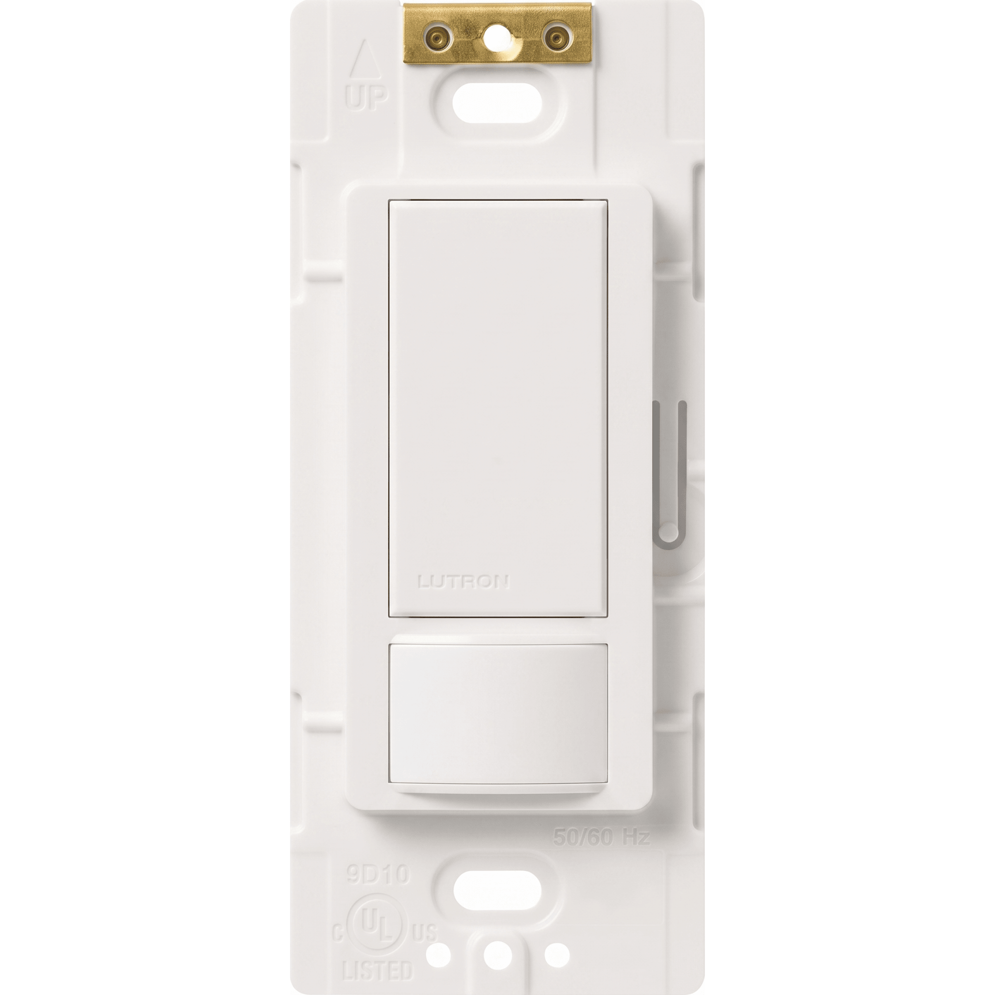 Apagador de Pared con Sensor de Ocupación / 5 A Iluminación / 3 A Ventilador / 120 V / 3 Vías y Multilocalización / 180° / 81 m² (871.9 ft²) — LUTRON ELECTRONICS · SKU MS-OPS5M-WH