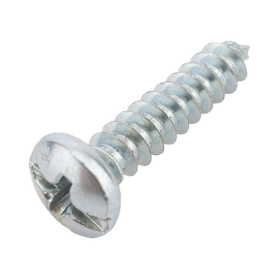 Paquete de 20 taquetes blancos  3/4" y 20 tornillos 8mm x 3/4" (1101-05002)