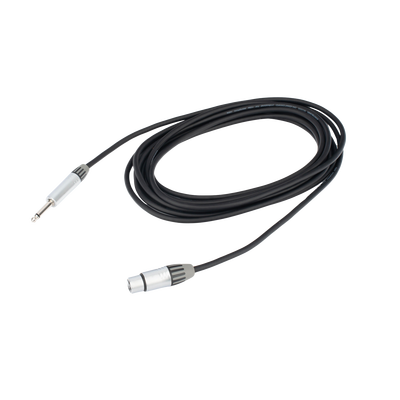 Cable de Audio | XLR 3 Polos Hembra a Plug 1/4 in mono | Conector Seetronic Serie M SCMF3 - MP2X | Longitud 3m