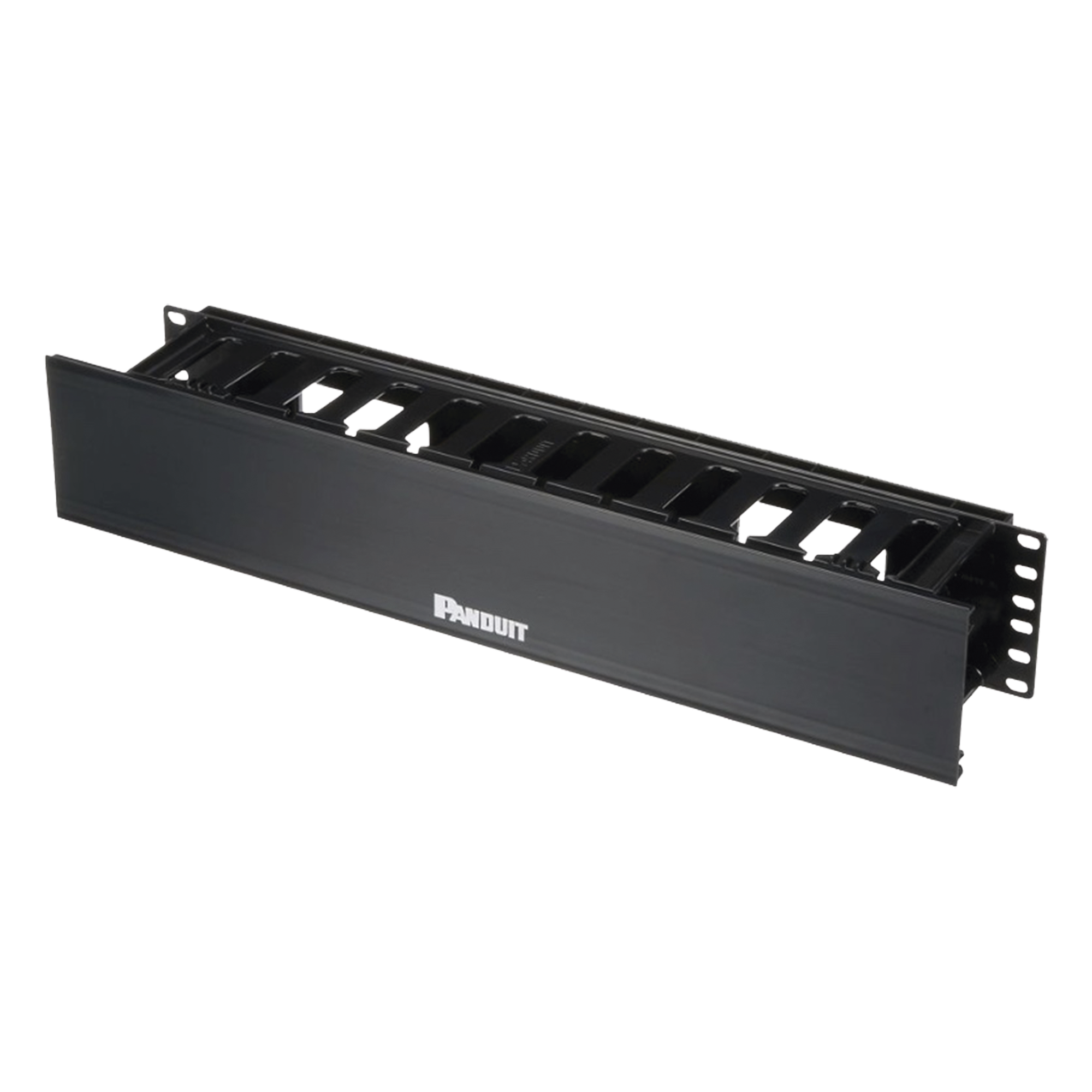 Organizador de Cables Horizontal / 2UR / 19in / Frontal con Tapa Extendida / ABS — PANDUIT · SKU WMPHF2E