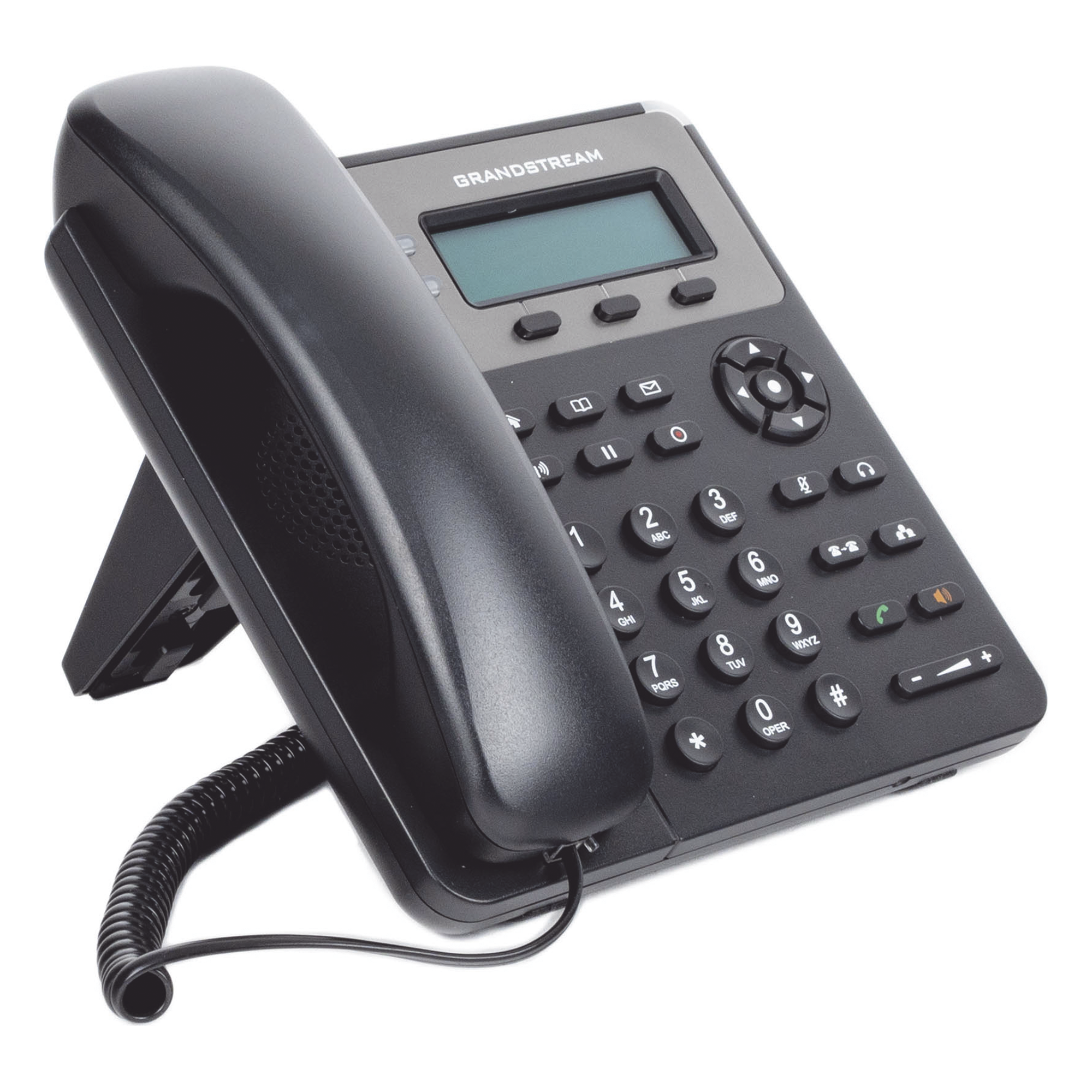 Teléfono IP / 1 Cuenta SIP / 2 Líneas / Pantalla LCD 132x48 / PoE / 3 Teclas Programables / Conferencia 3 Vías