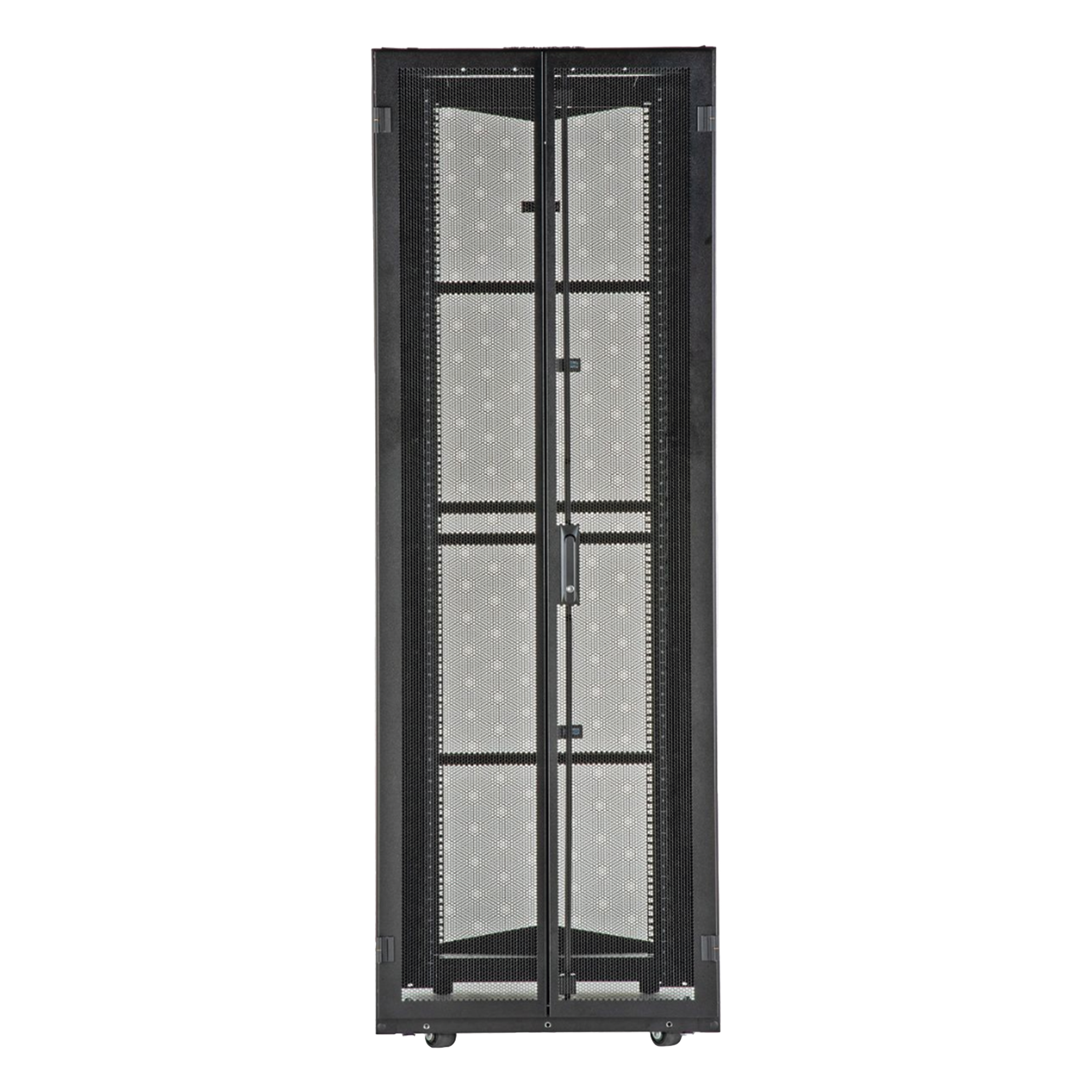 Gabinete para Centros de Datos / 42 UR / 800 mm Ancho / 1200 mm Profundidad / 2.62 x 3.94 pies / Acero / Negro