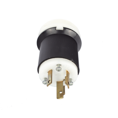 Clavija Industrial con Bloqueo de Media Vuelta / 30 A / 250 V CA / 2 Polos 3 Hilos / NEMA L6-30P / 2.75' (69.85 mm) Alto — HUBBELL · SKU HUB-HBL-2621
