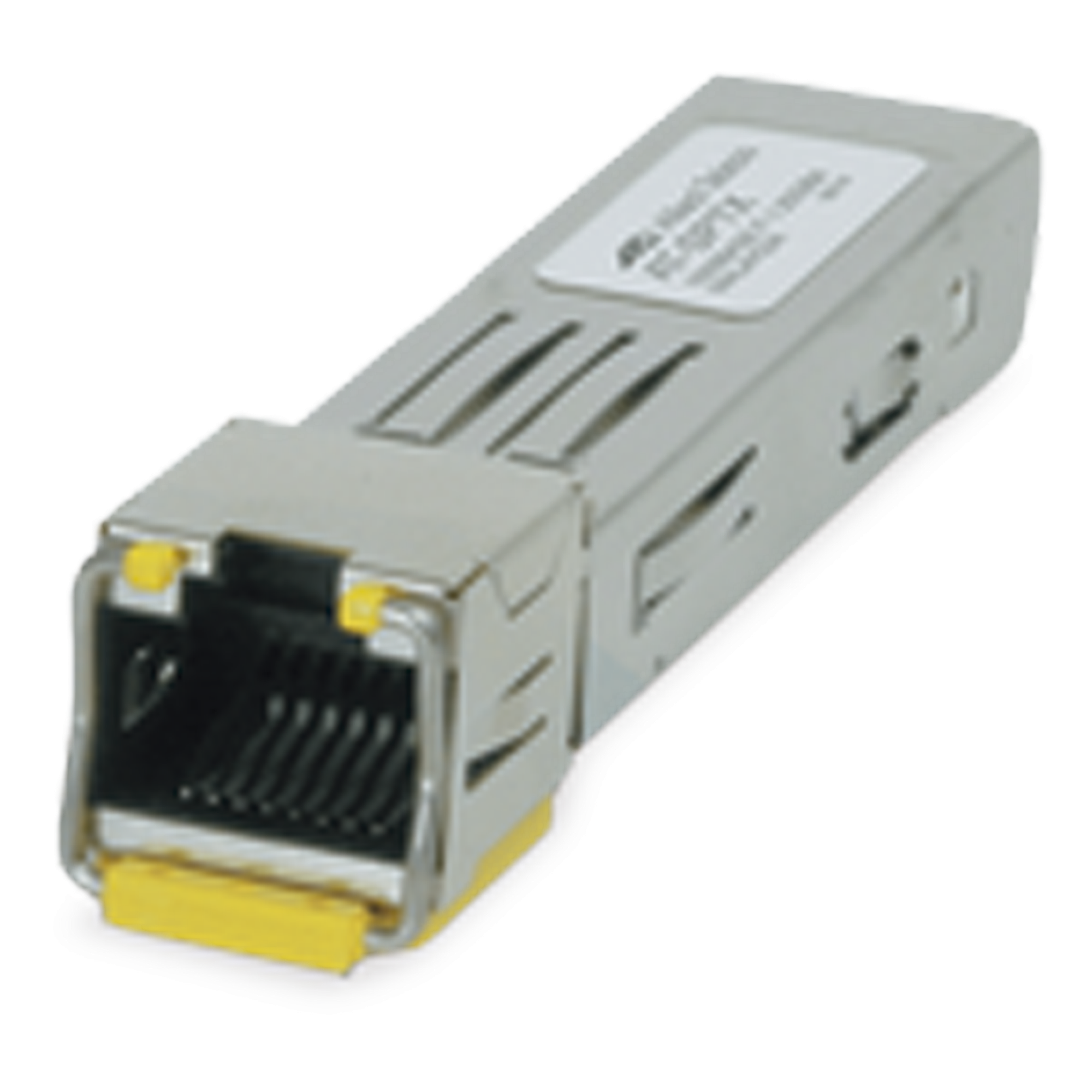 Transceptor Mini-GBIC SFP / 10/100/1000 Mbps / 100 m (328 ft) / RJ-45 / TAA Compliant — ALLIED TELESIS · SKU AT-SPTX-90