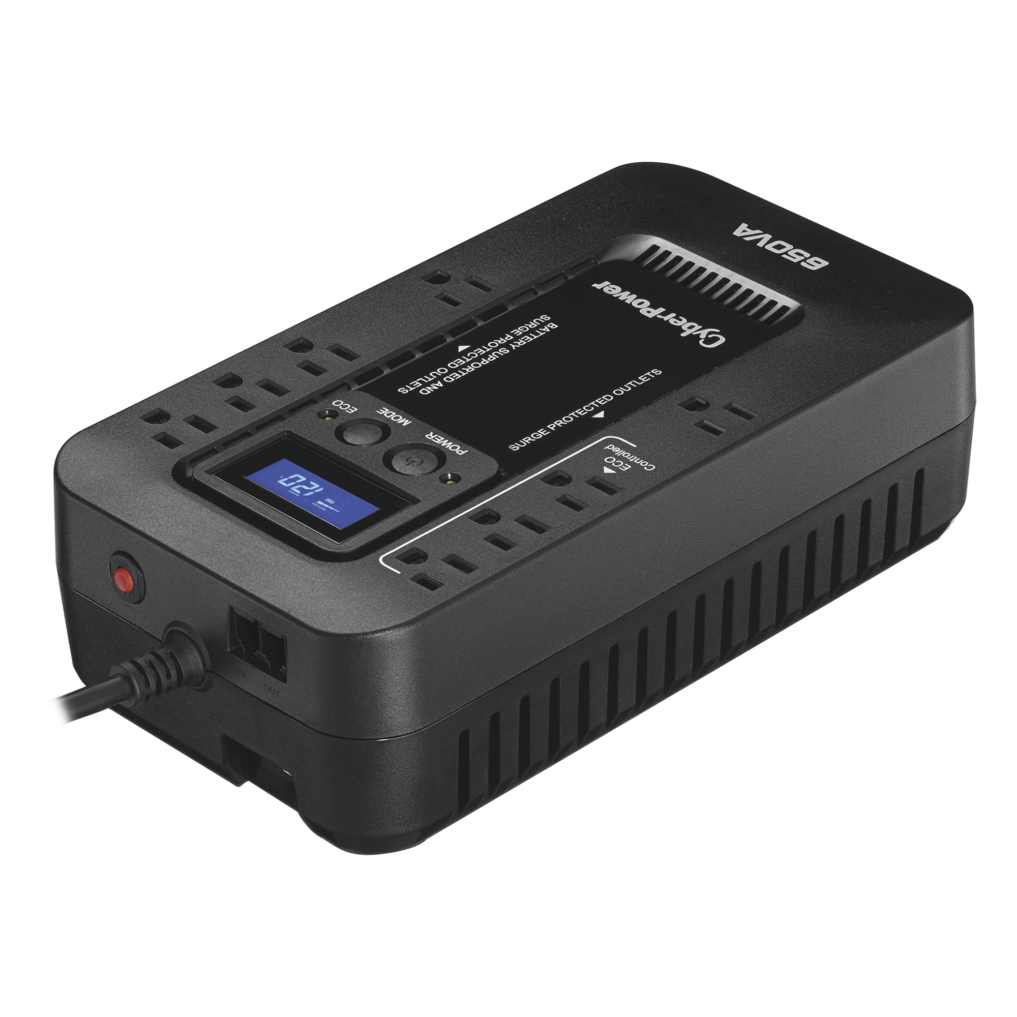 UPS / 650 VA / 390 W / Standby ECO / 120 Vca / 8 NEMA 5-15R / 526 J