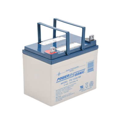Batería 12V, 33AH, Para Respaldo, Tecnologías AGM/VRLA, 5 Años Vida Útil, Terminales tipo NB, Reconocida UL  